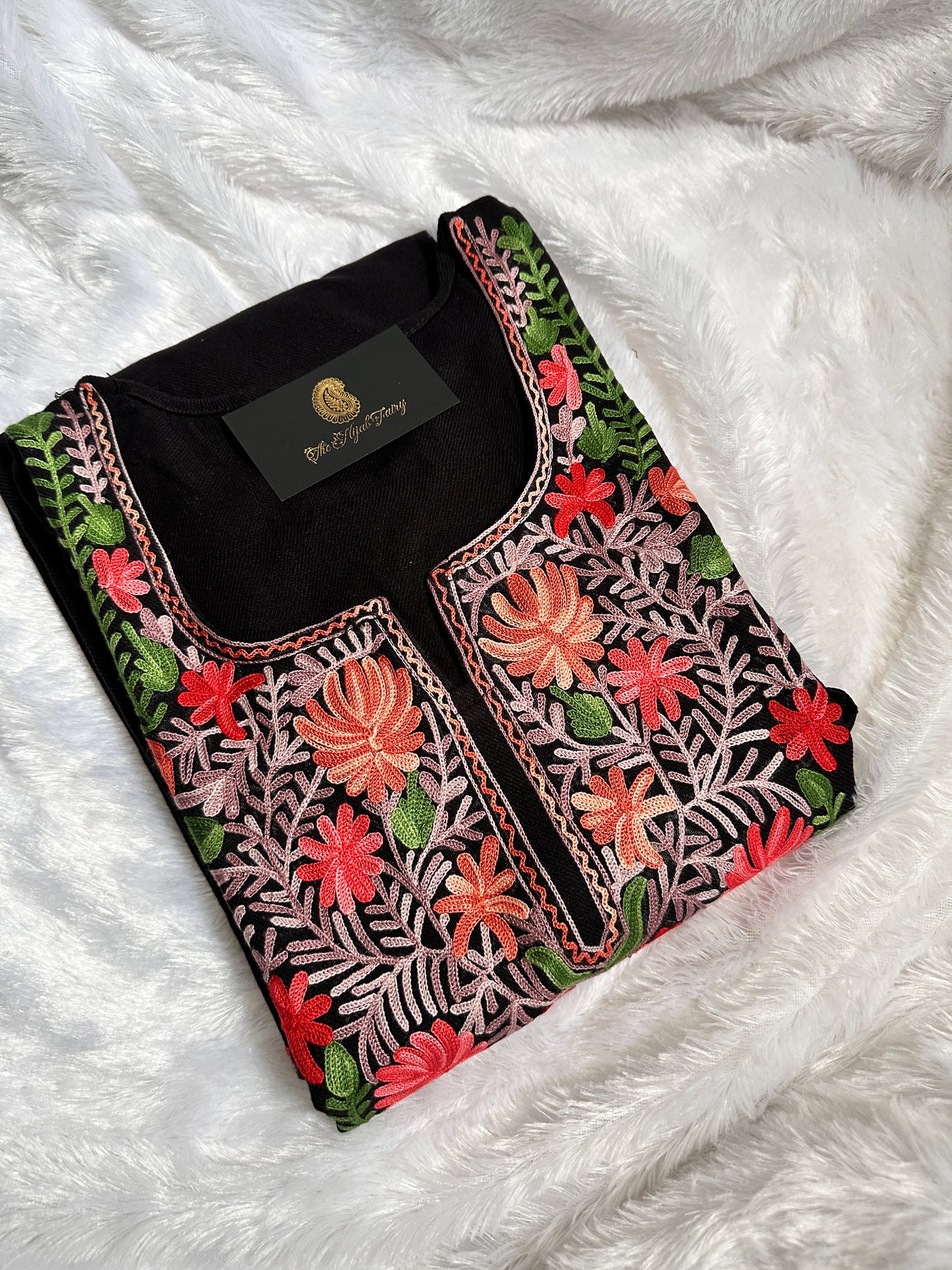 Pashmina Pheran - Black 6