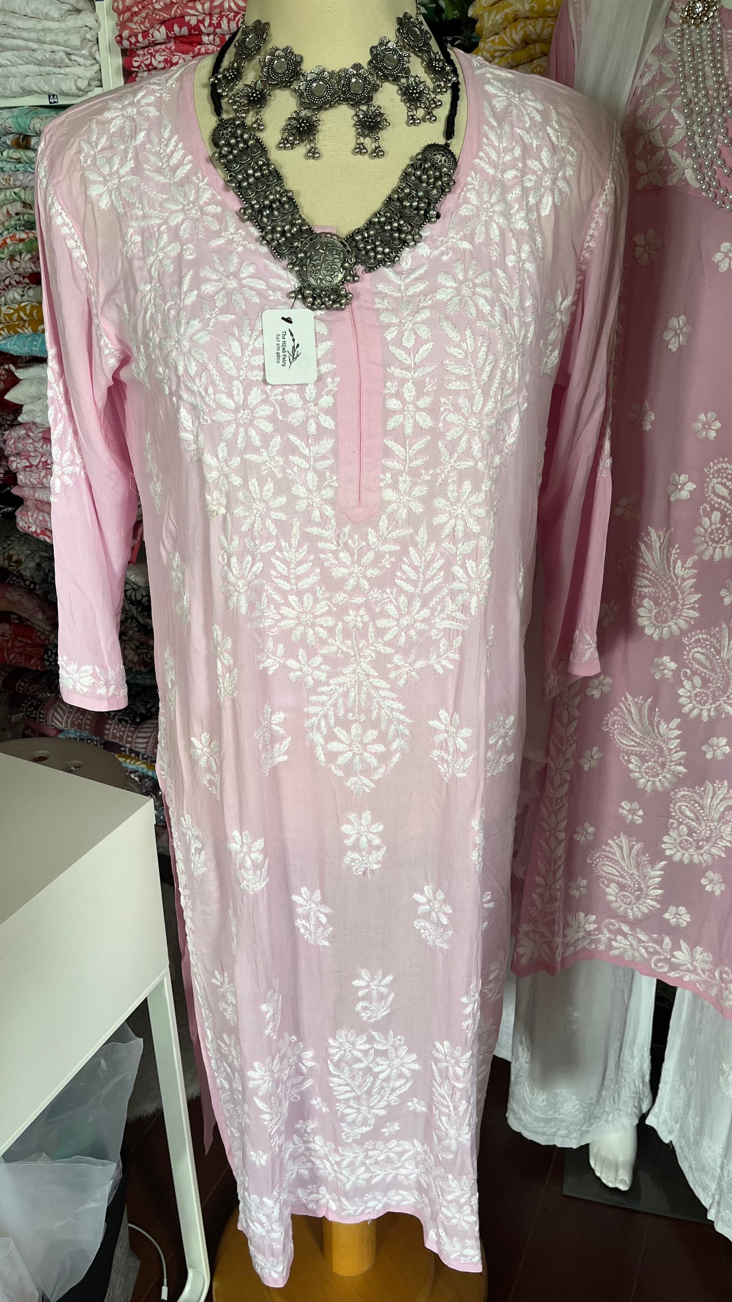 Pink - Modal Straight Kurta