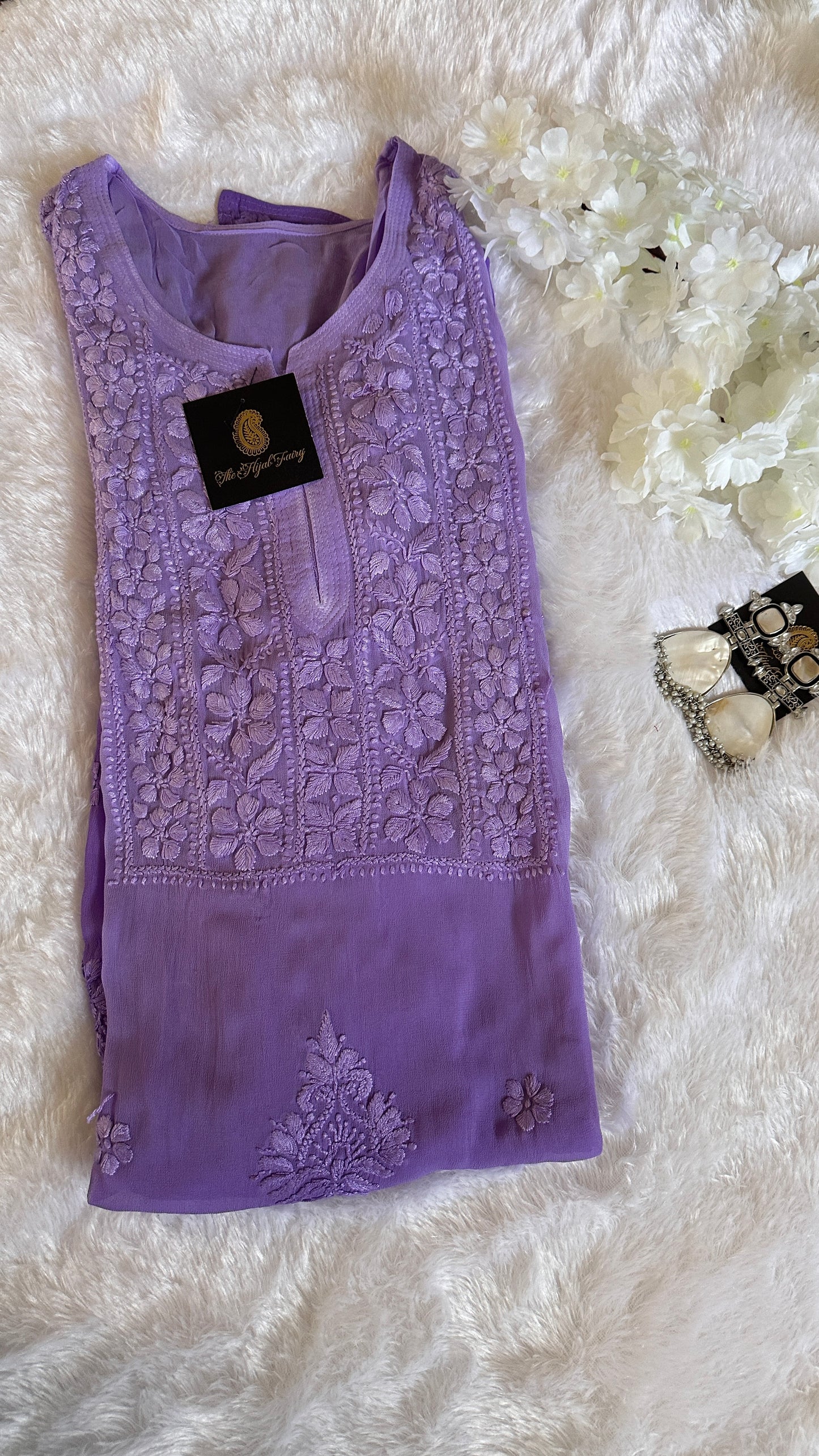 Lavender Ombré - Premium Viscose Kurti