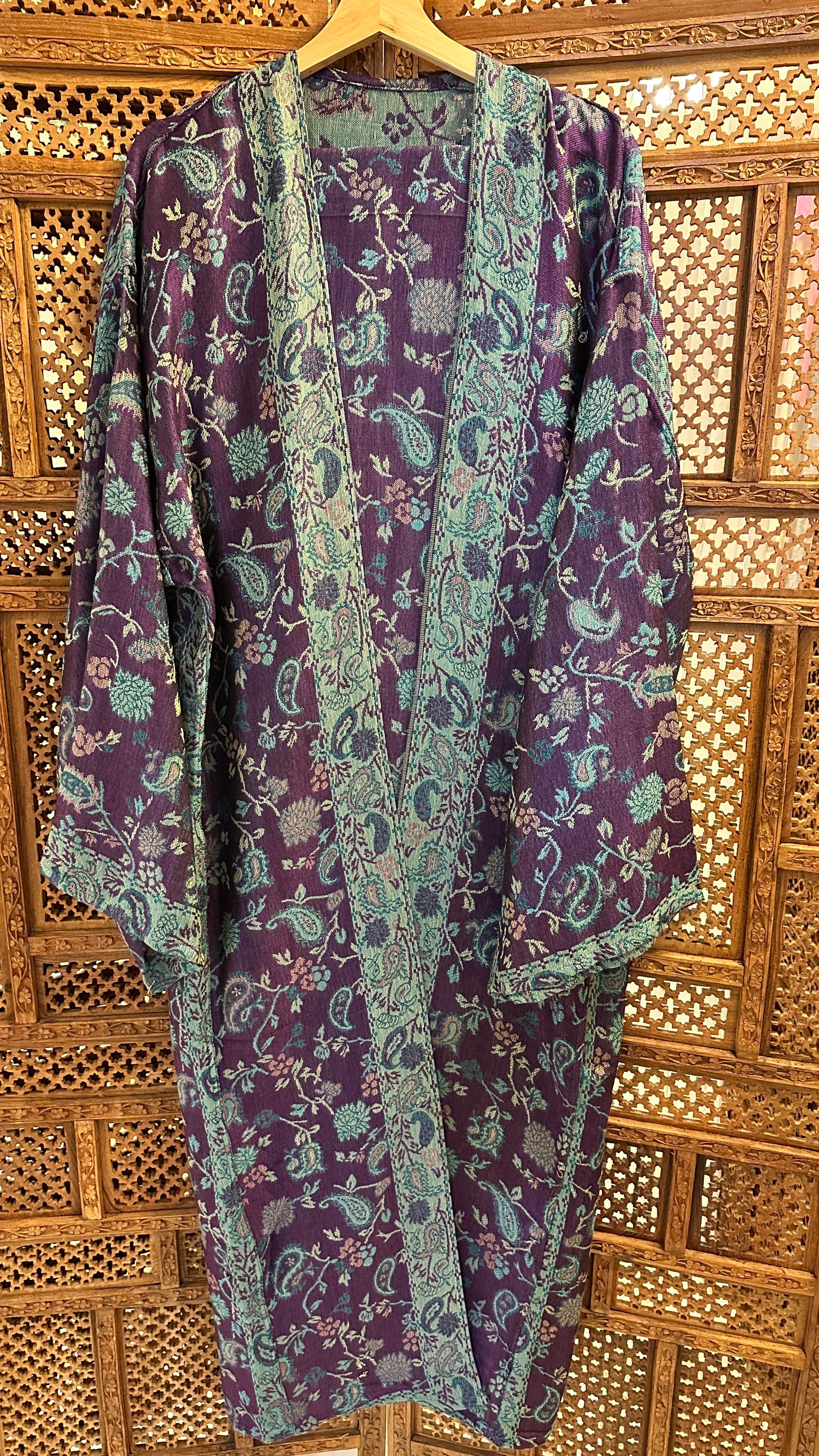 Pashmina Abaya - Purple