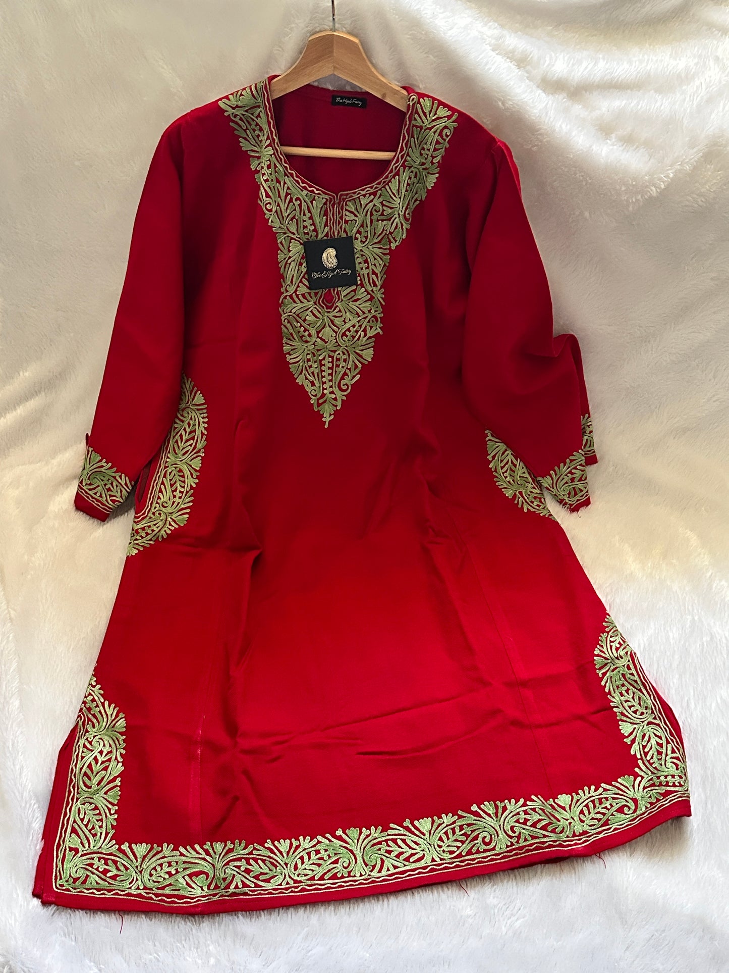 Pashmina Pheran - Red 3