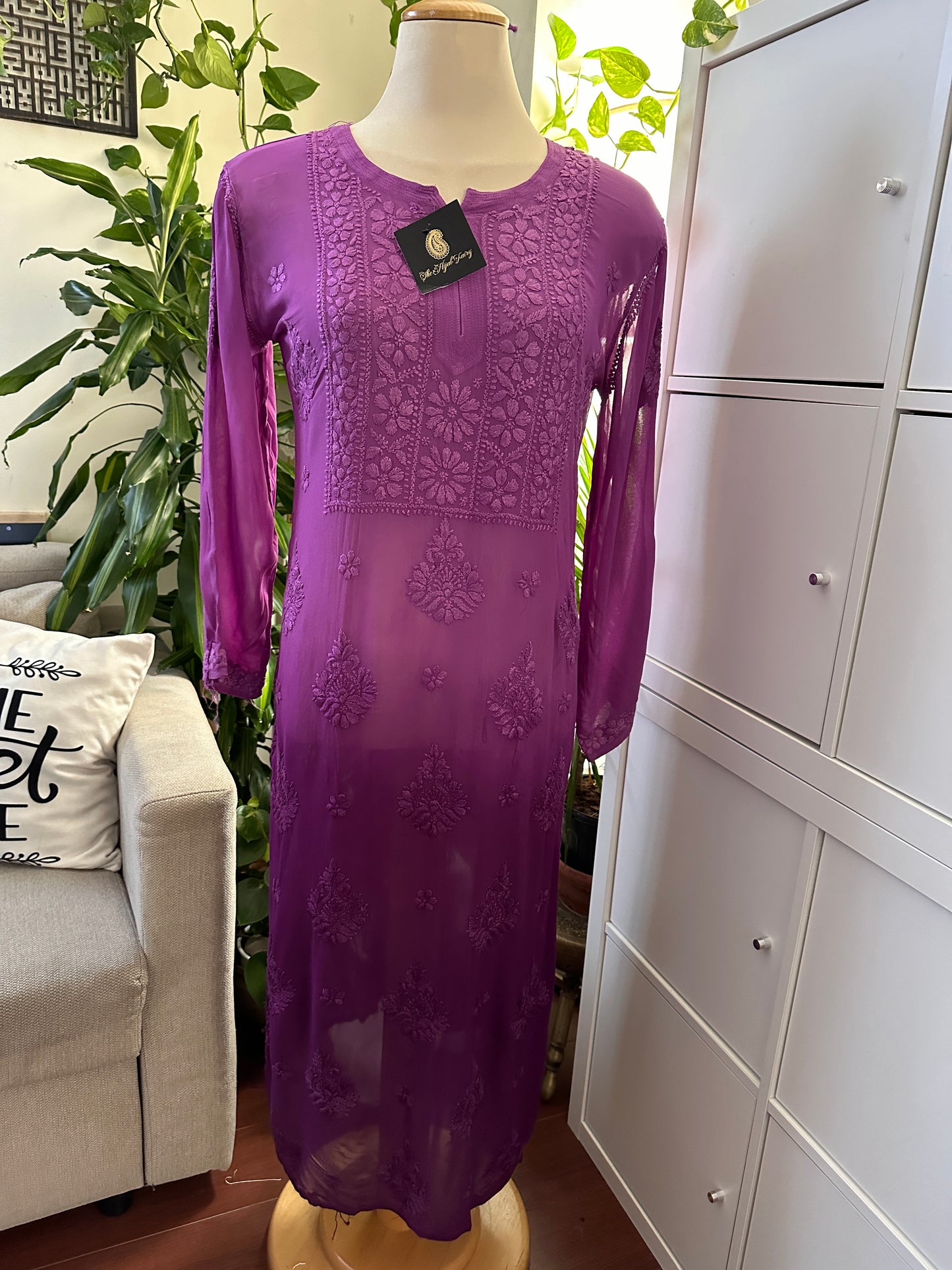 Purple Ombré - Premium Viscose Kurti