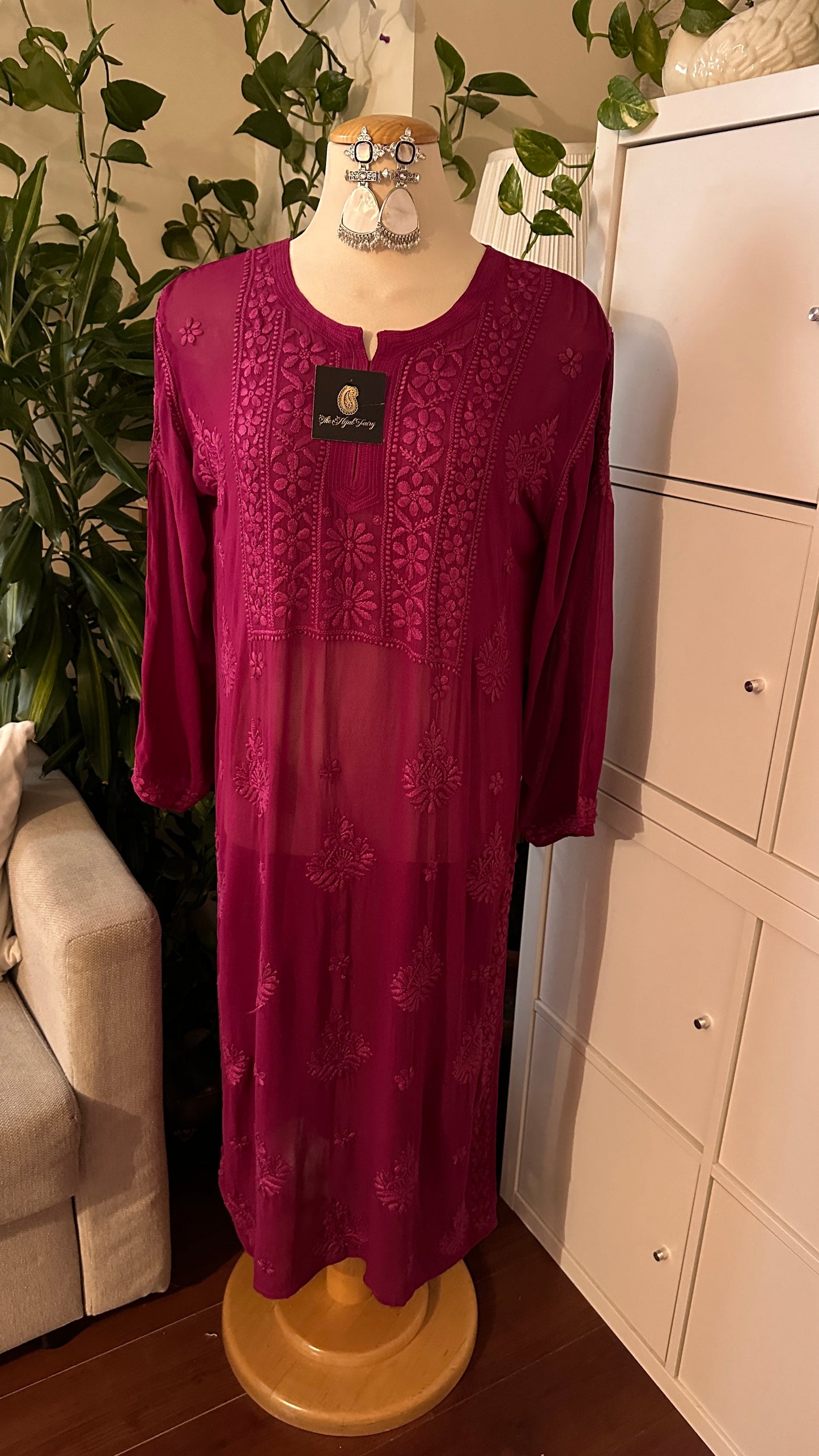 Amaranth - Premium Viscose Kurti