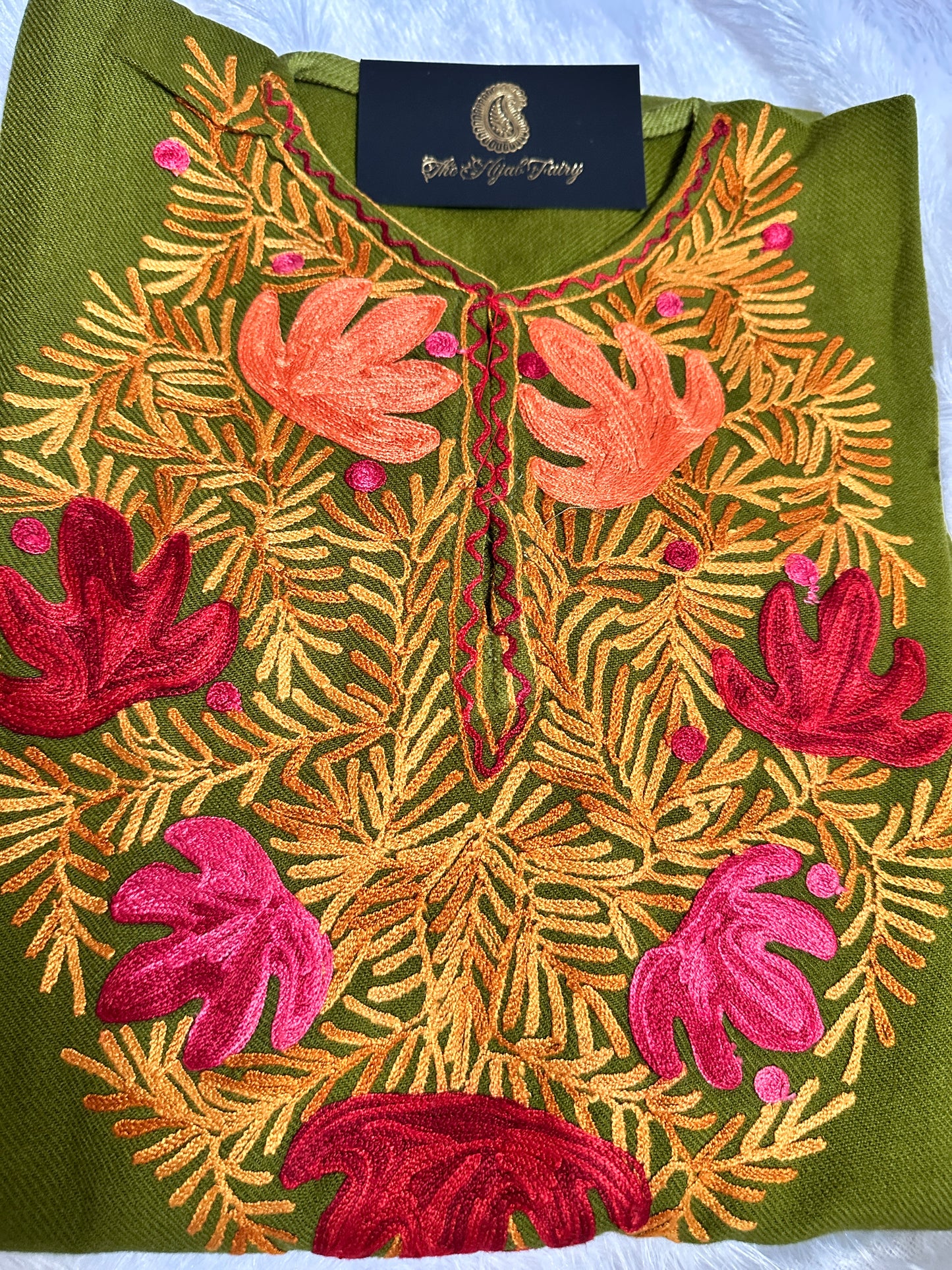 Pashmina Pheran - Green 7