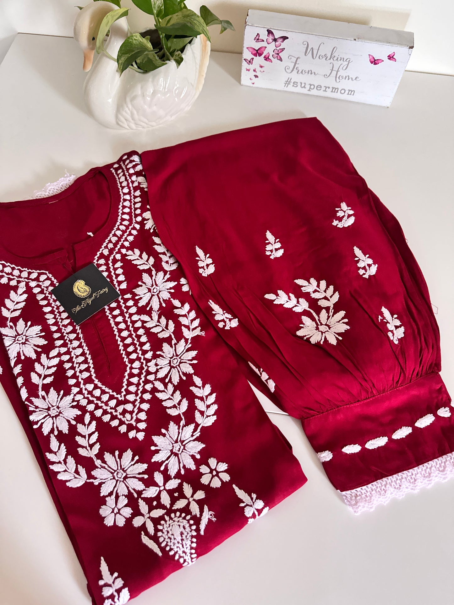 Maroon - Afghani Set