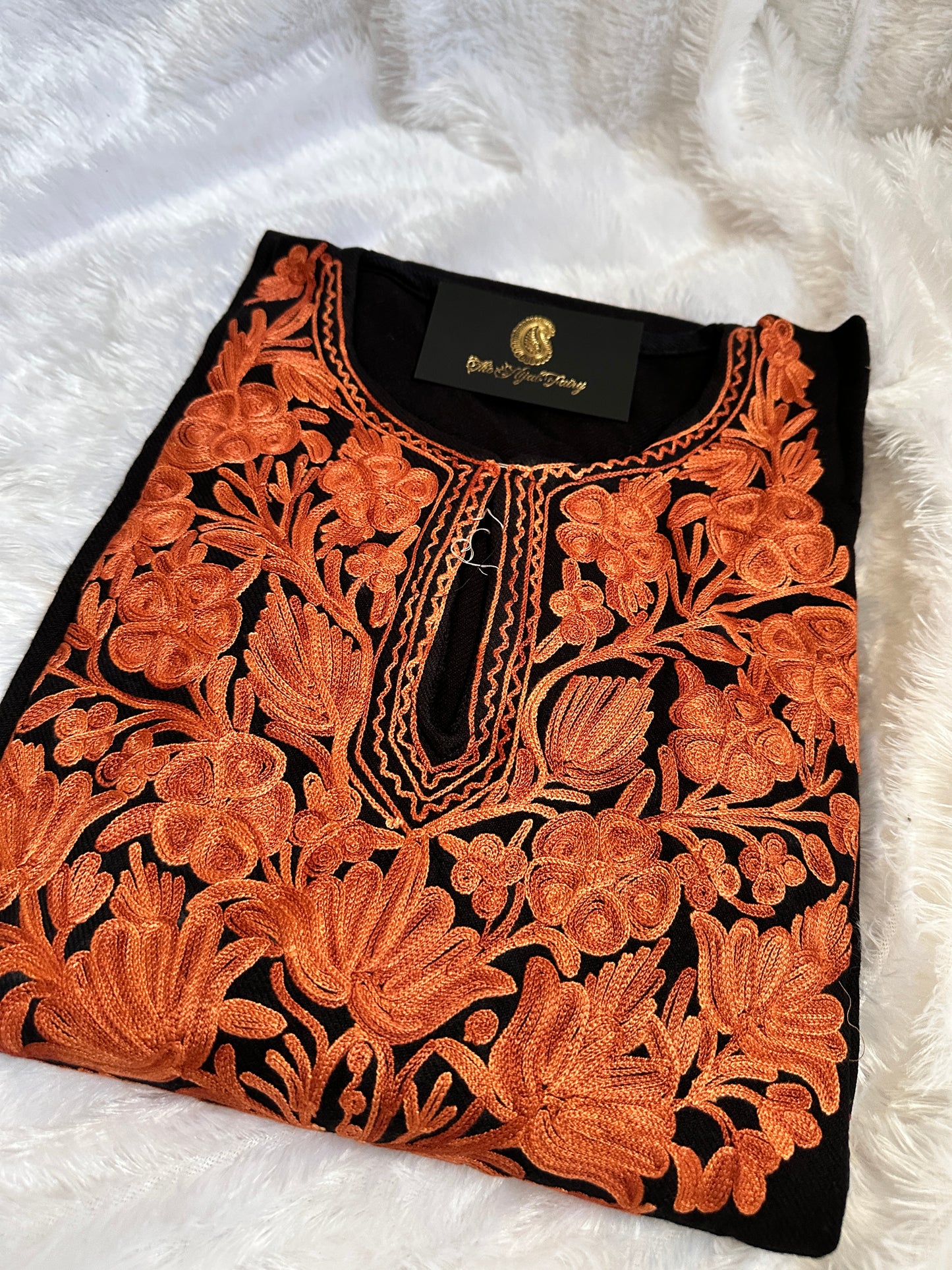 Pashmina Pheran - Black 2