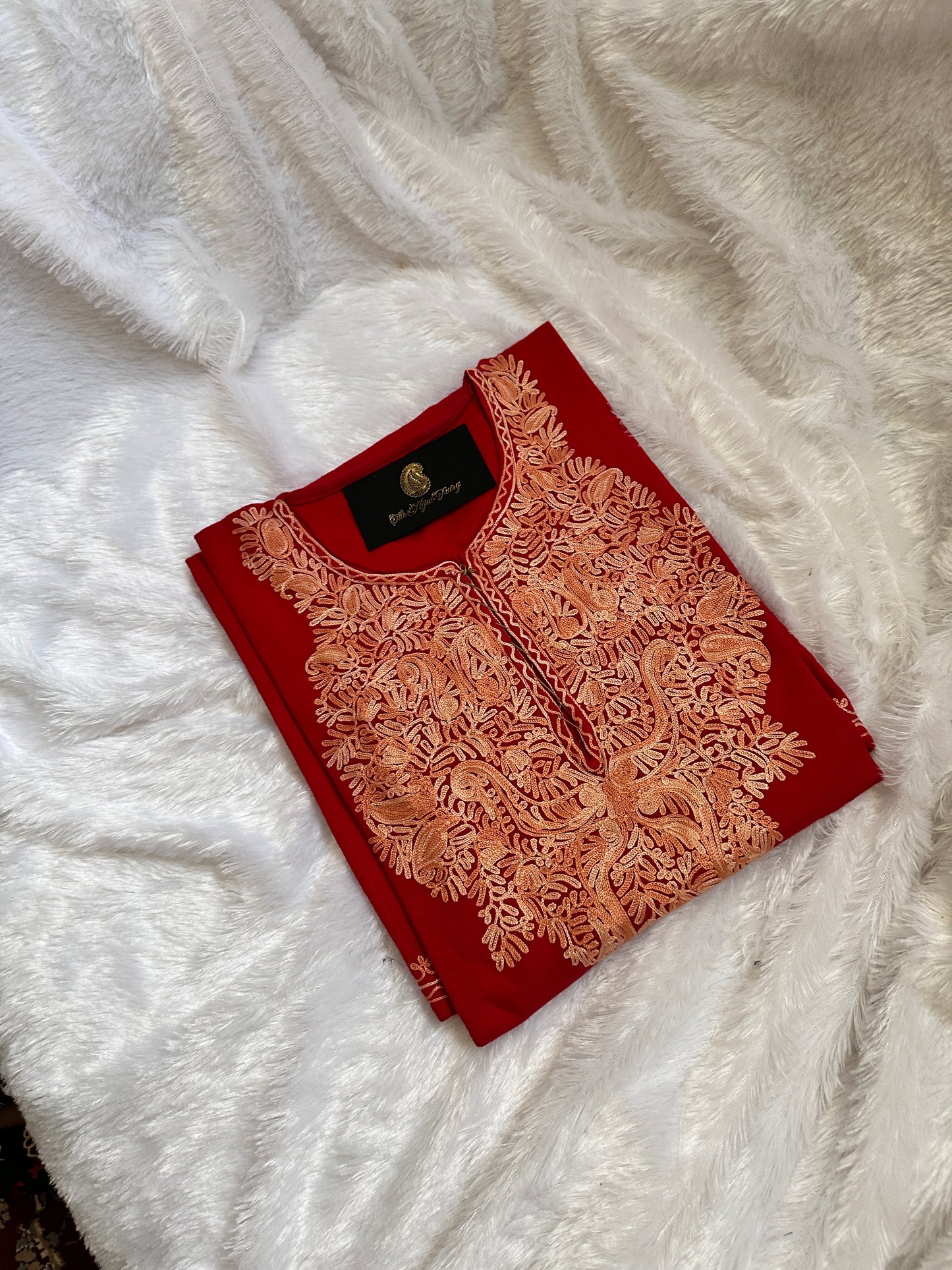 Pashmina Pheran - Red 2