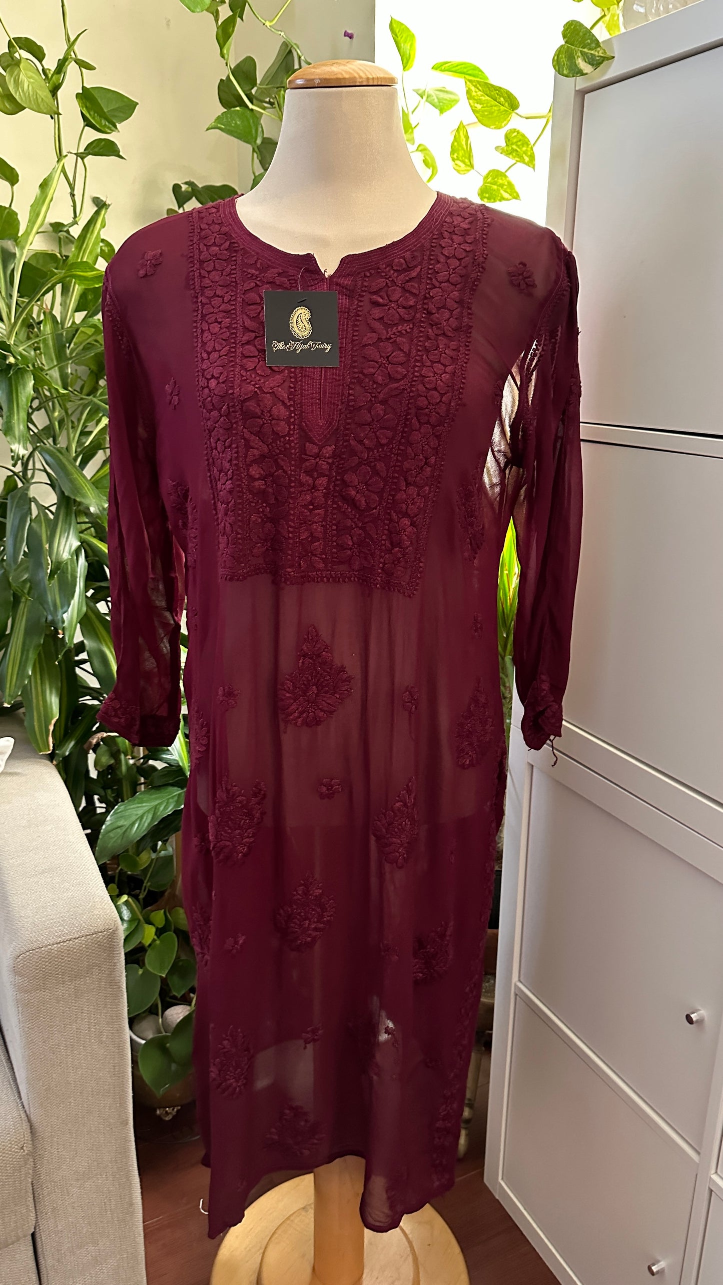 Wine - Premium Viscose Kurti