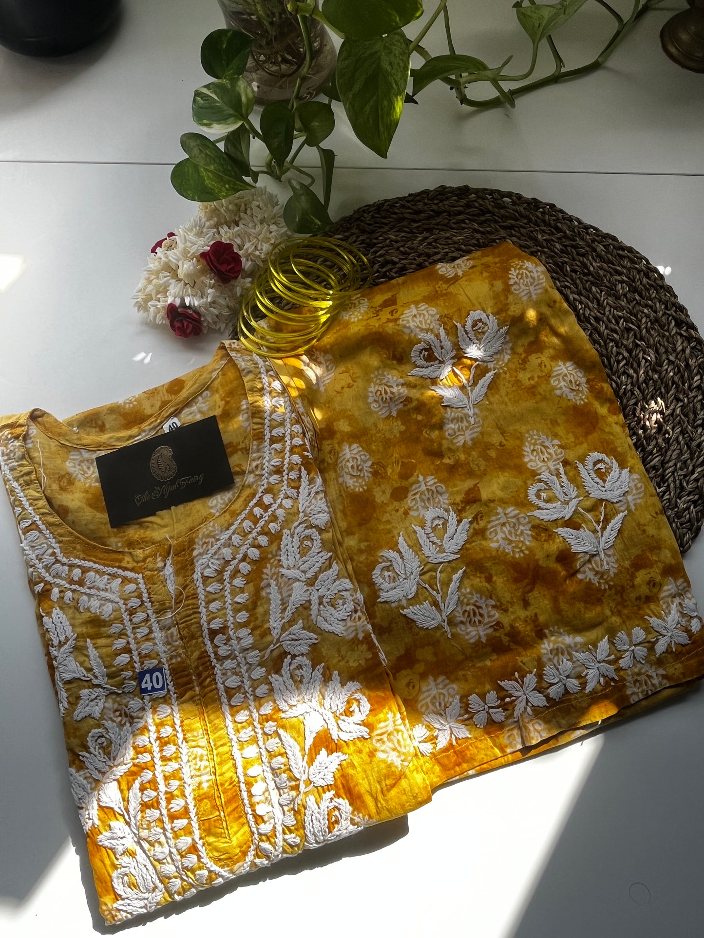 Yellow - Mul Printed Set - 2 Pc