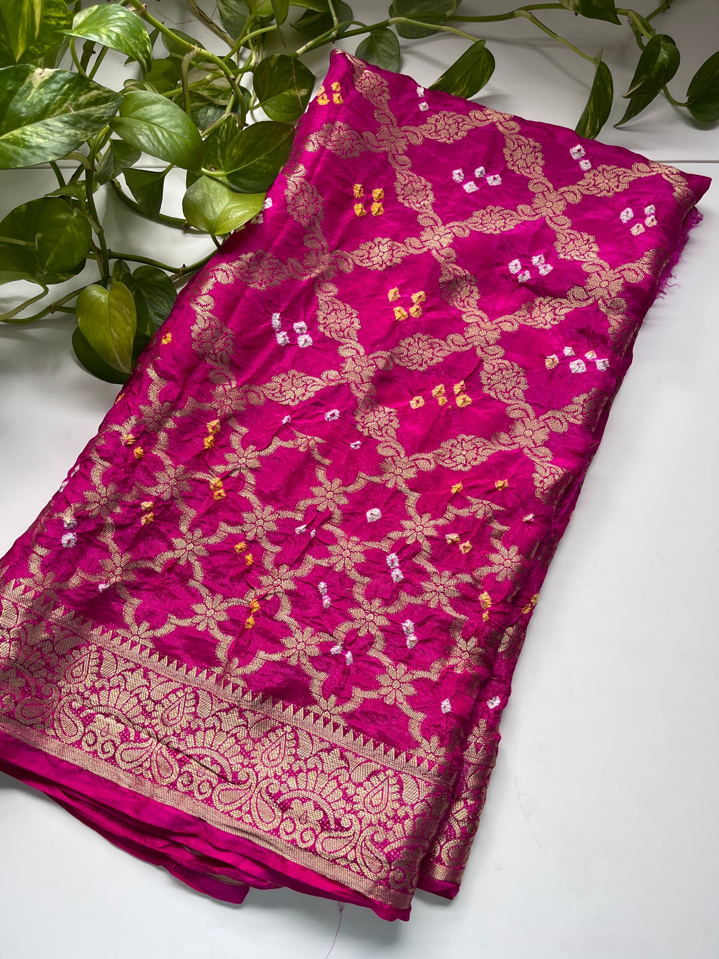 Gaji Silk Gharchola Dupatta