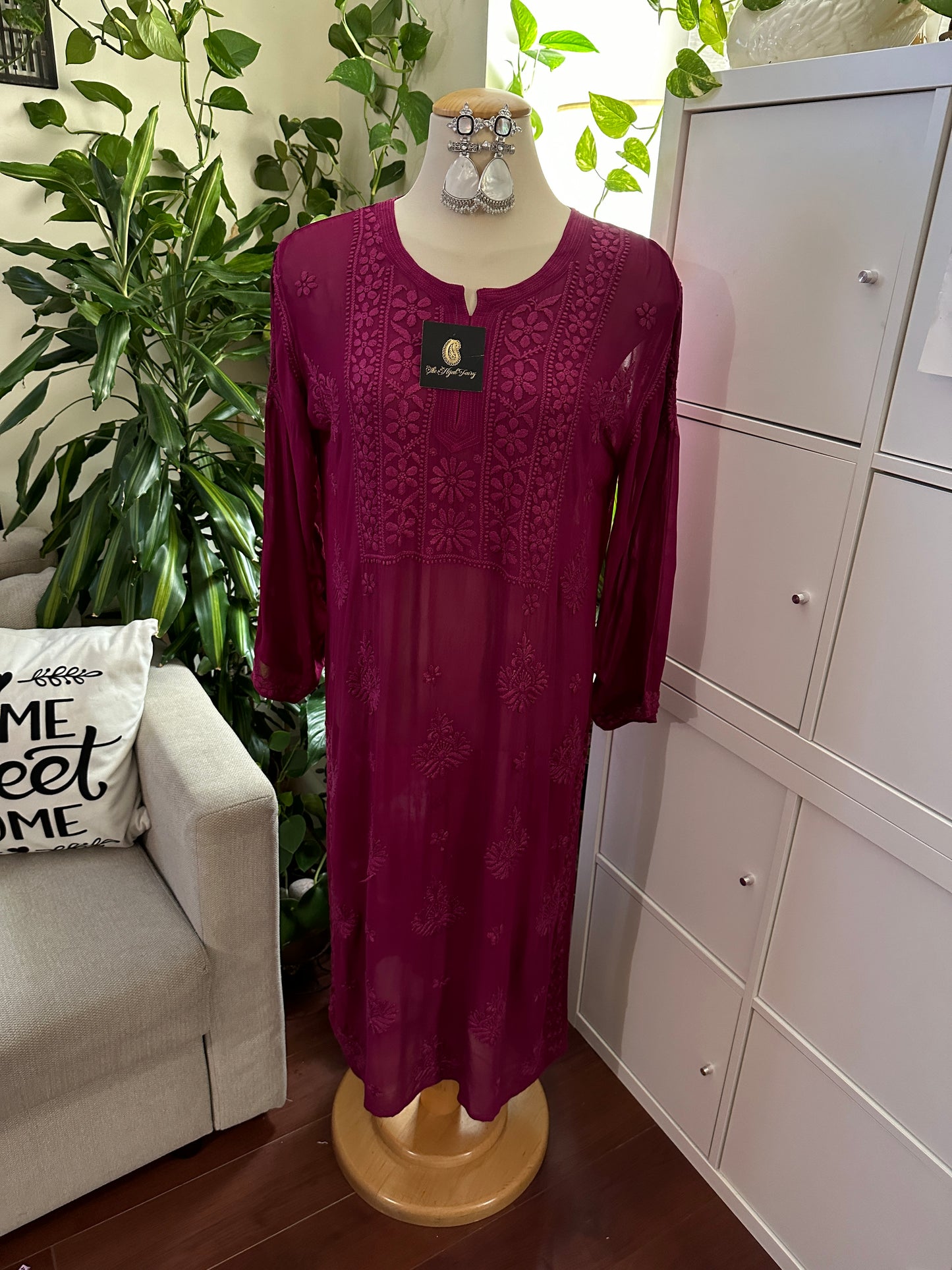 Amaranth - Premium Viscose Kurti