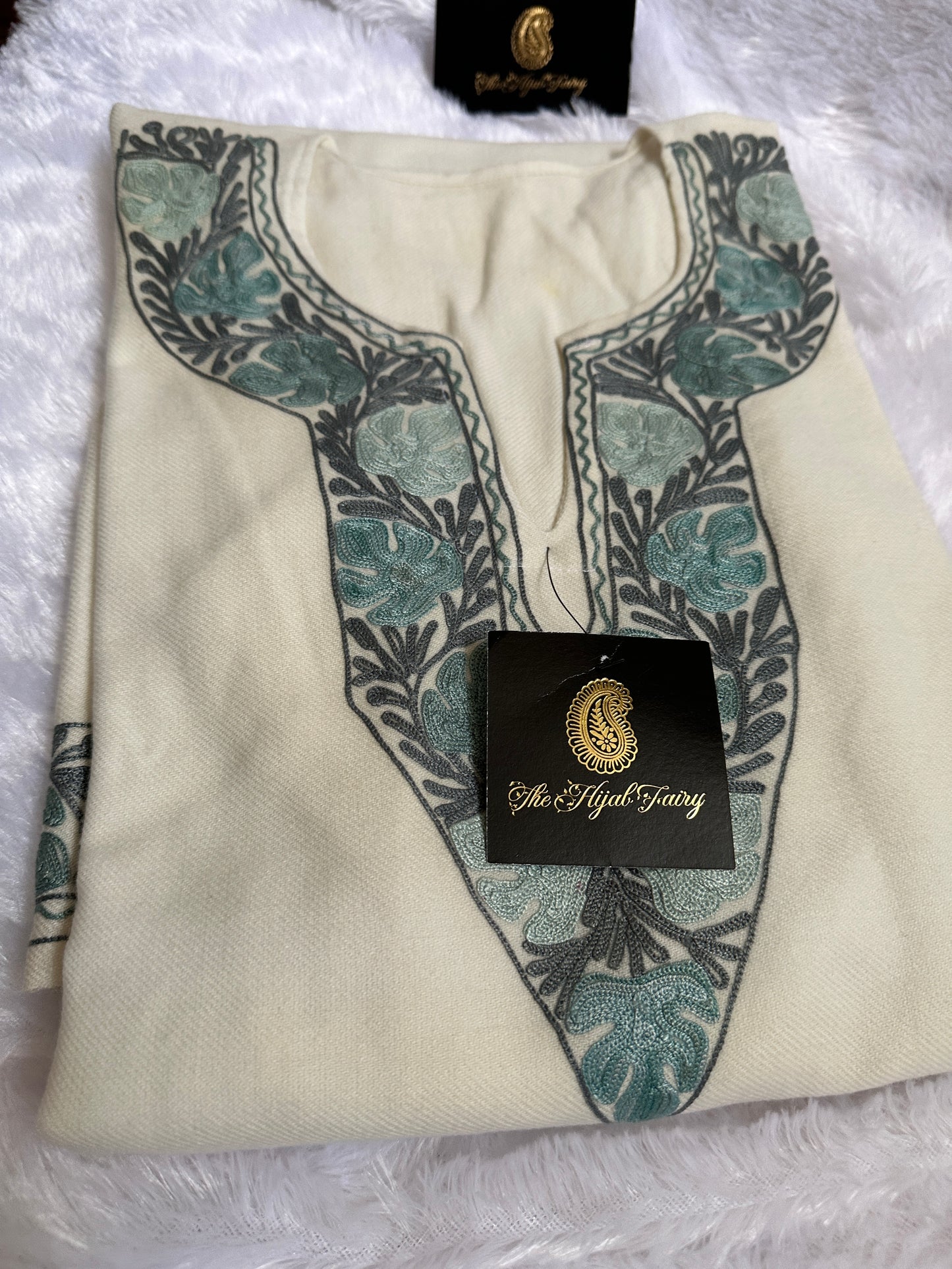 Pashmina Pheran - White 6