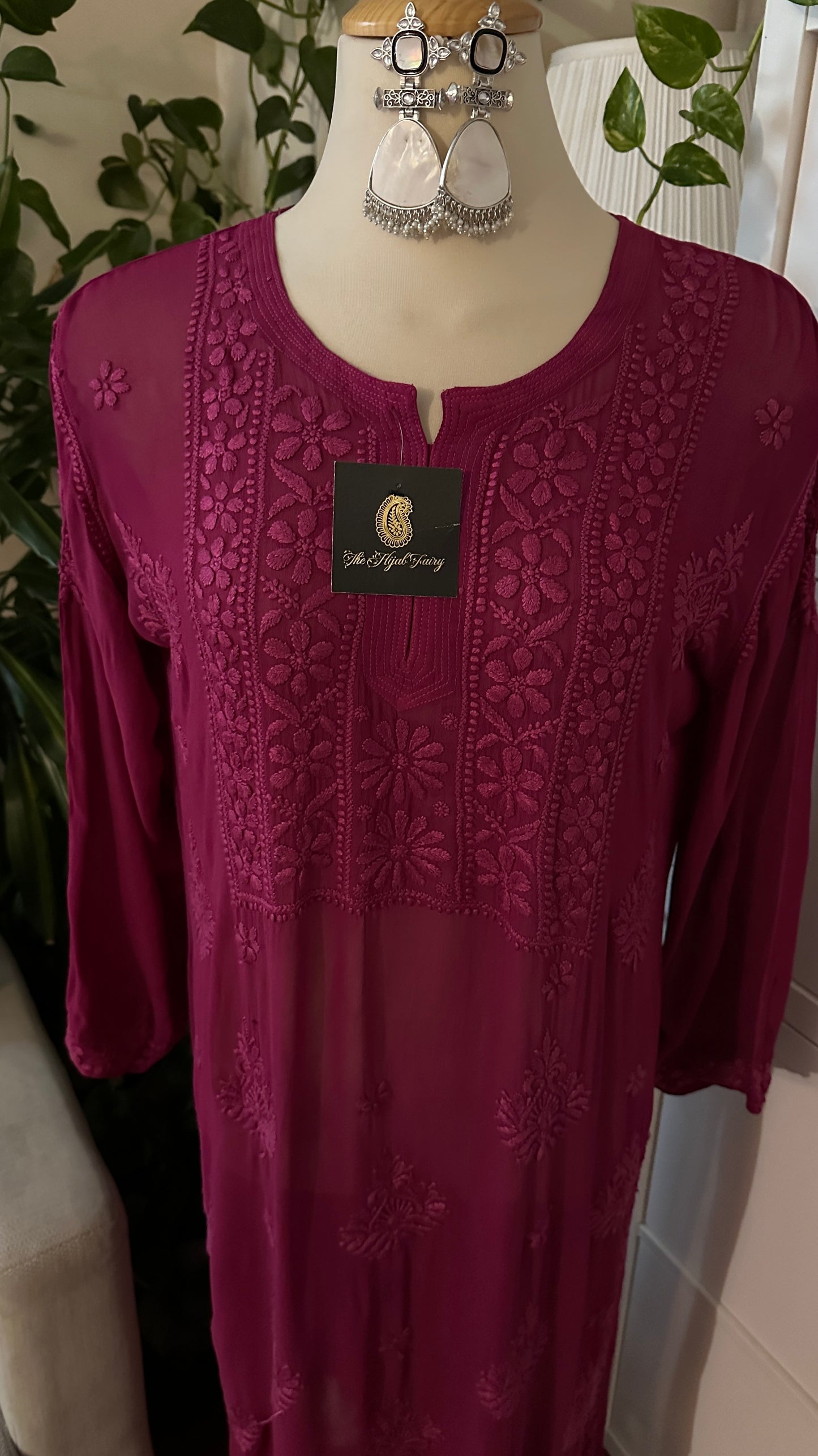 Amaranth - Premium Viscose Kurti