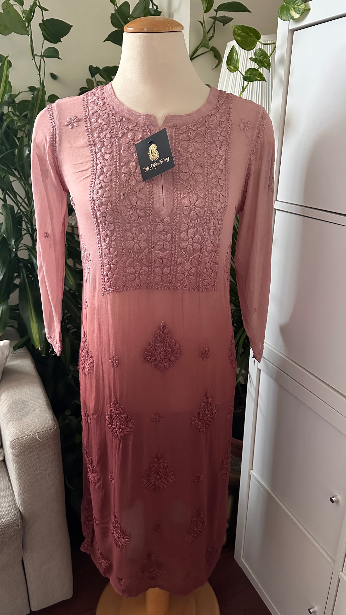 Mocha Ombré - Premium Viscose Kurti