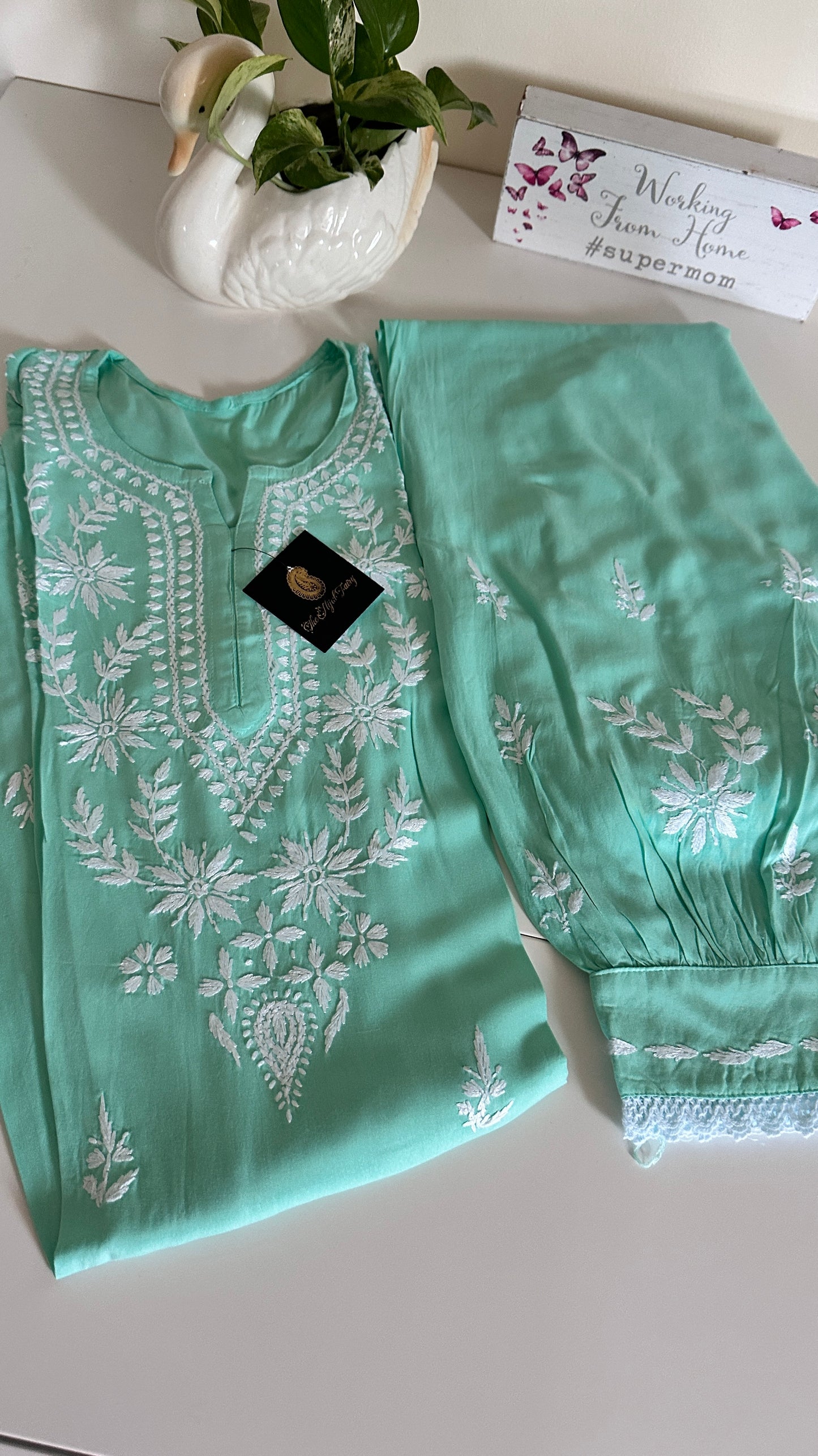 Peppermint Green - Afghani Set