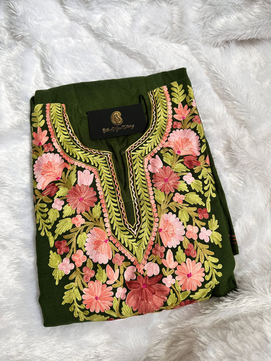 Pashmina Pheran - Green 1