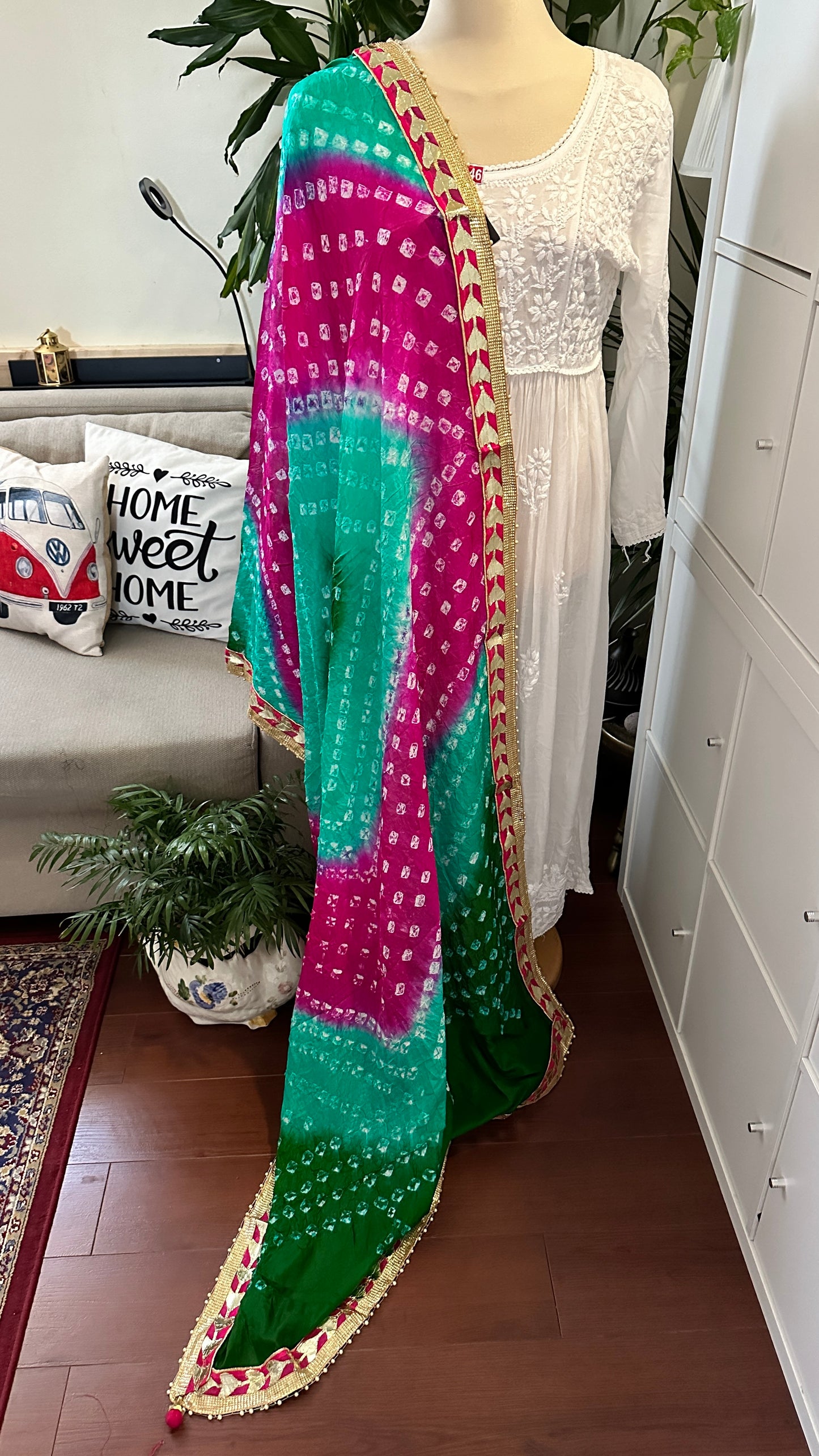 Bandhani Silk Multi Dupatta- 2