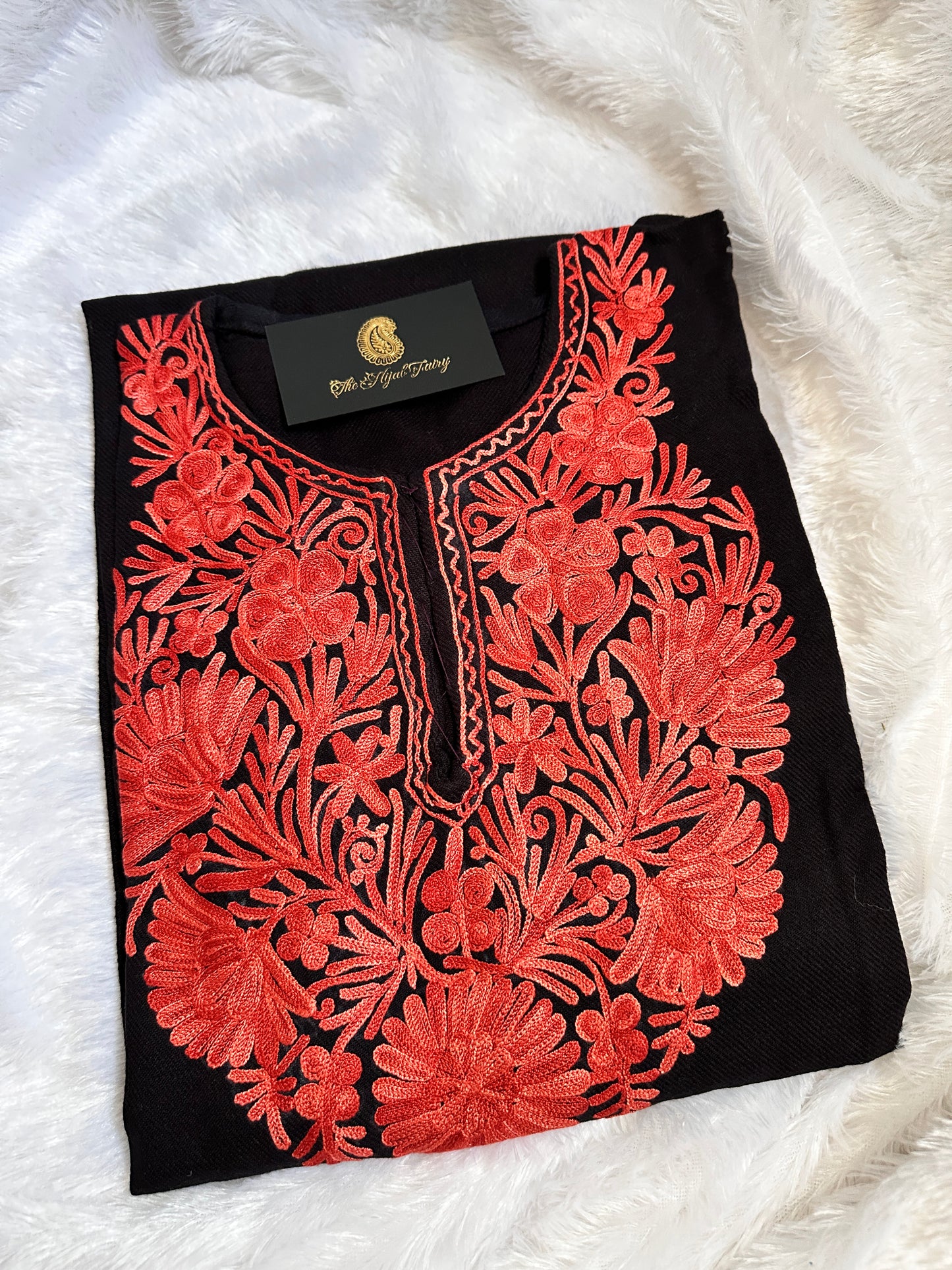 Pashmina Pheran - Black 3