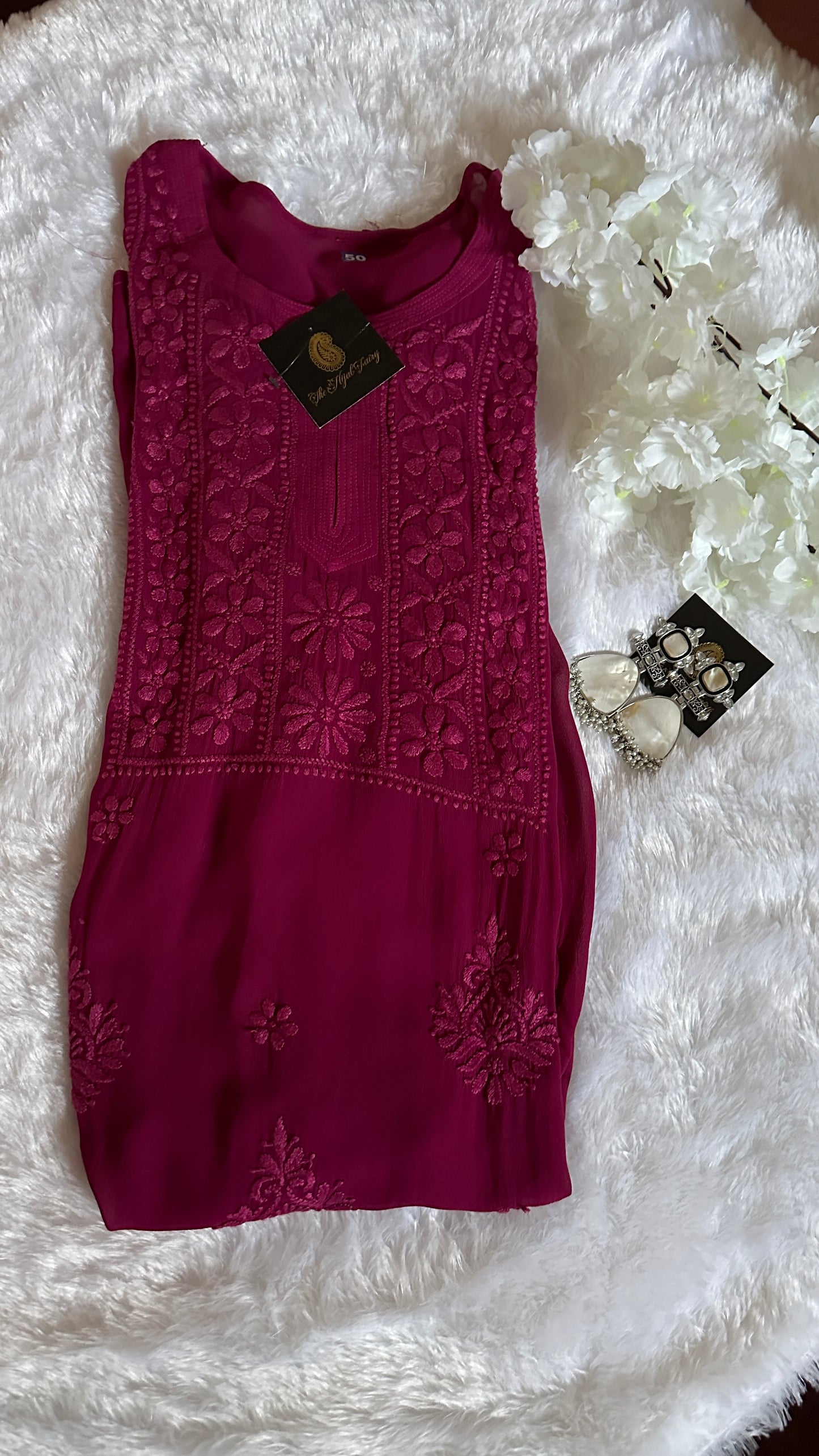 Amaranth - Premium Viscose Kurti