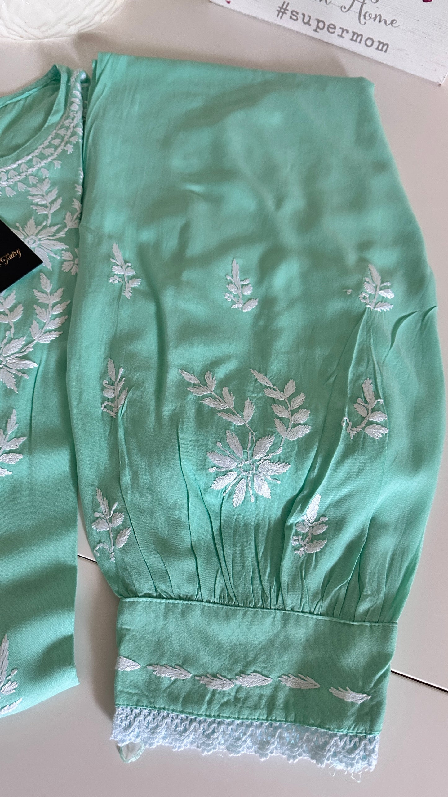 Peppermint Green - Afghani Set