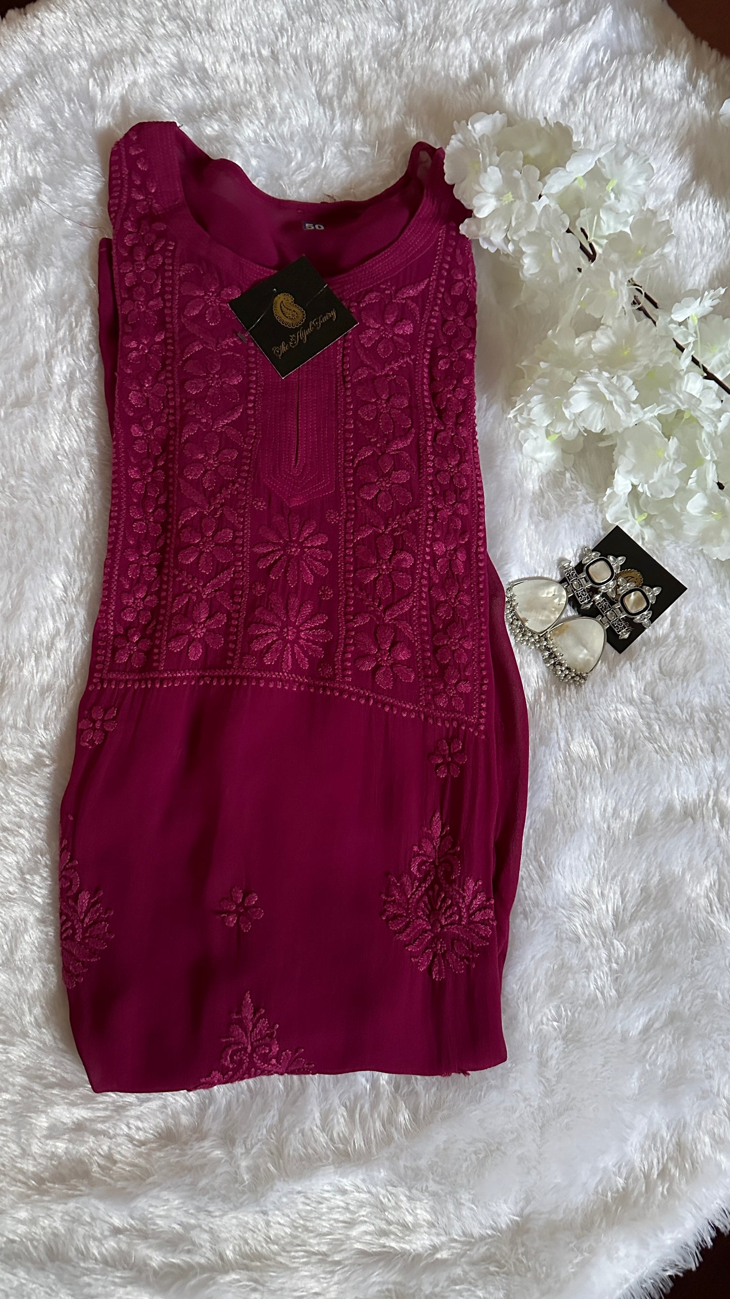 Amaranth - Premium Viscose Kurti