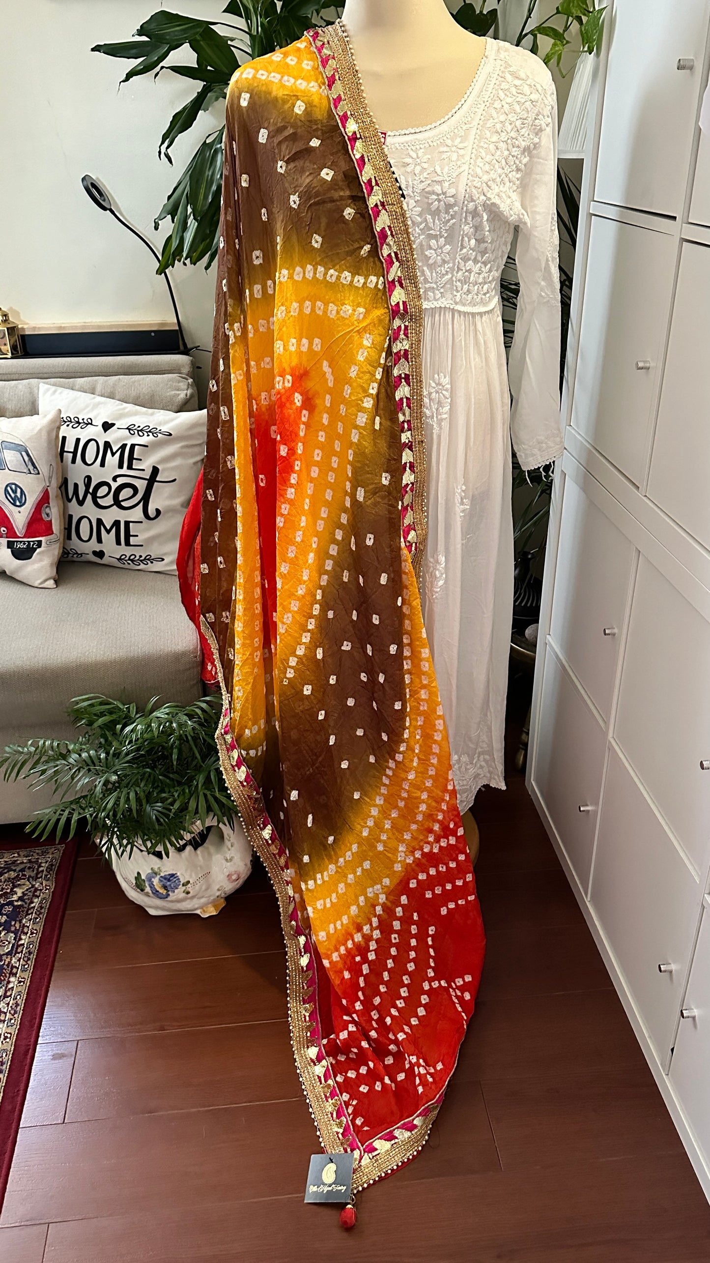 Bandhani Silk Multi Dupatta- 2