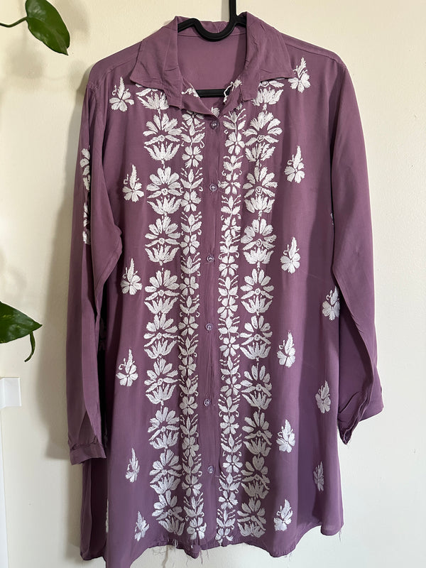 Dusty Lilac - Modal Madhuri Short Shirt