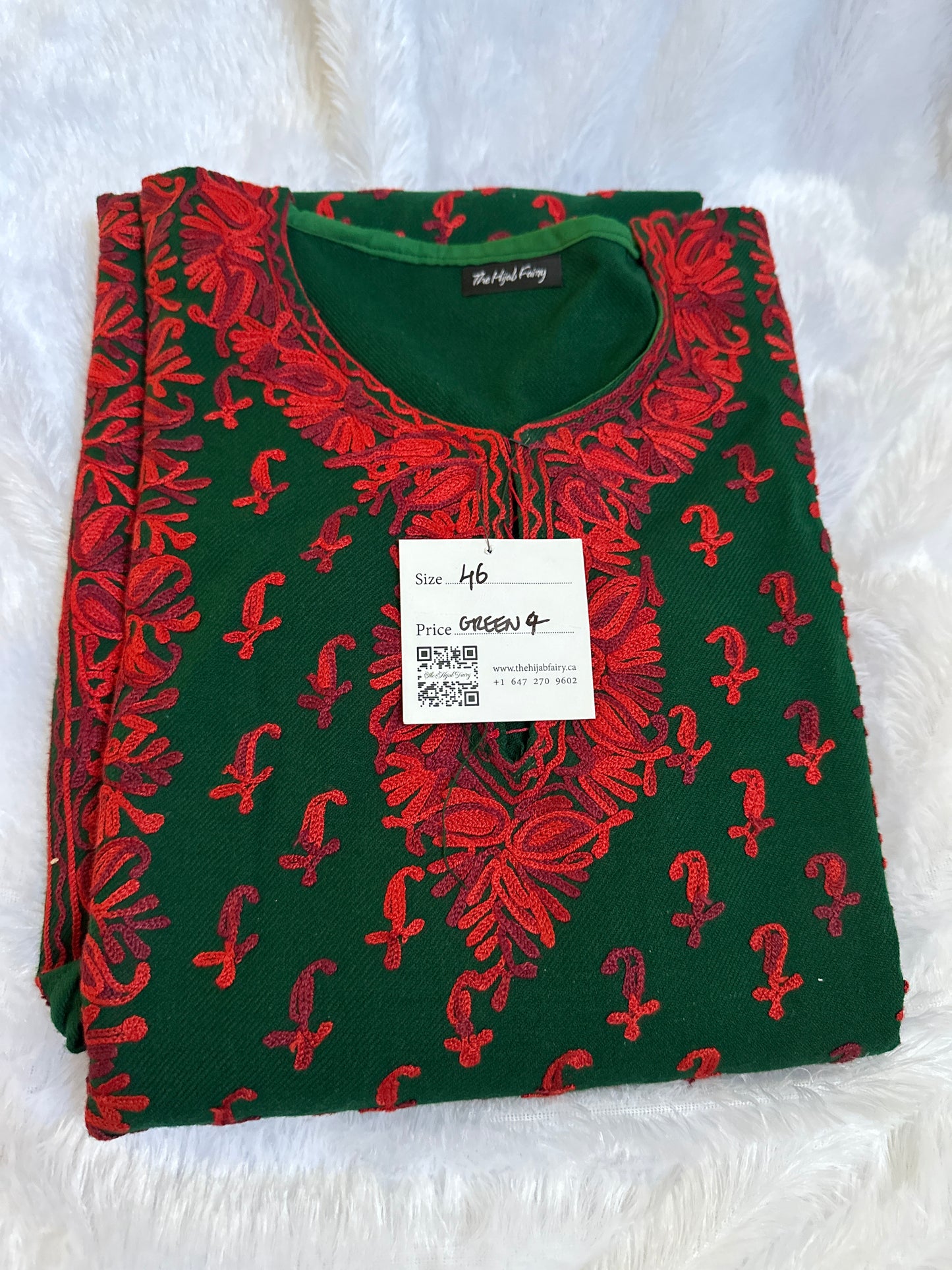 Pashmina Pheran - Green 4