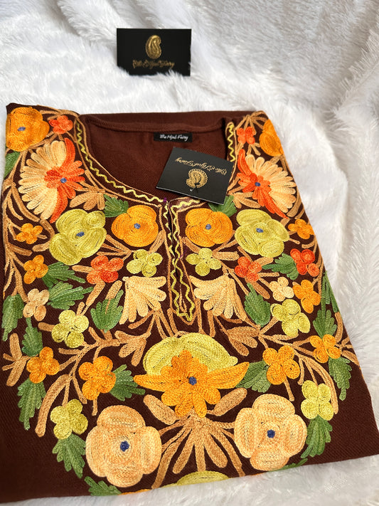 Pashmina Pheran - Brown 3