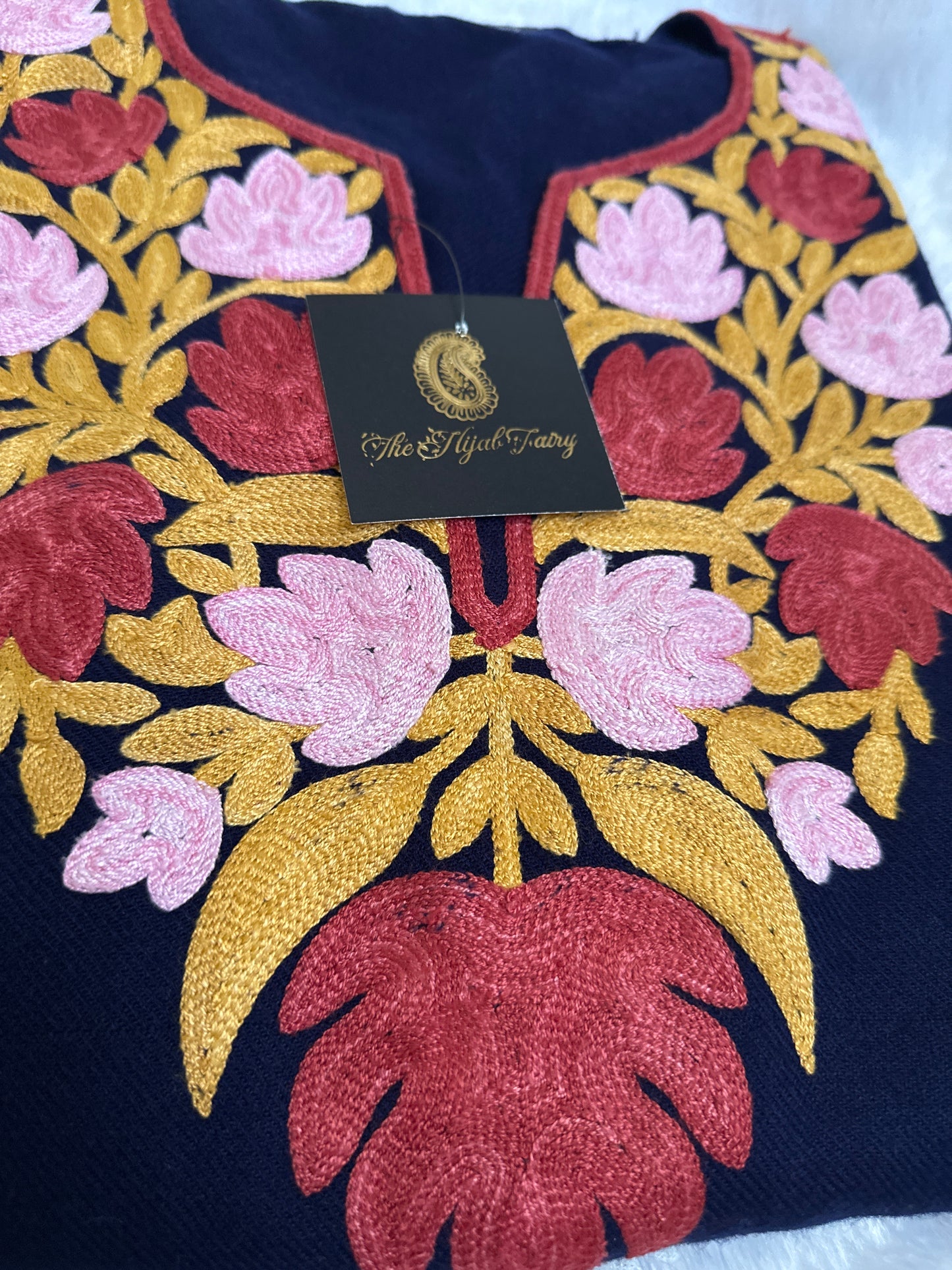 Pashmina Pheran - Navy Blue 2