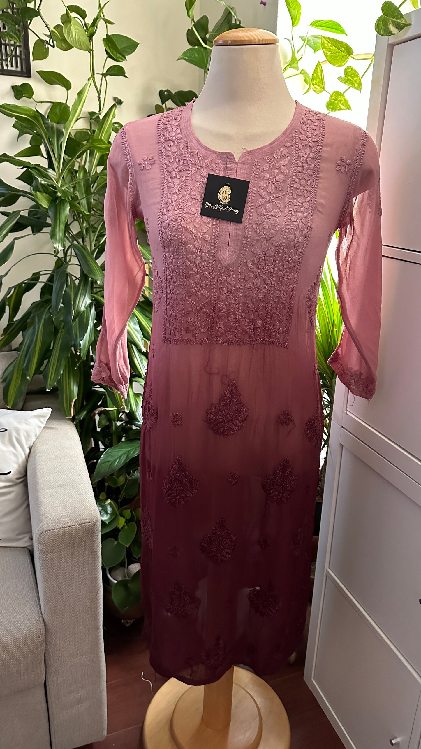 Mocha Ombré - Premium Viscose Kurti