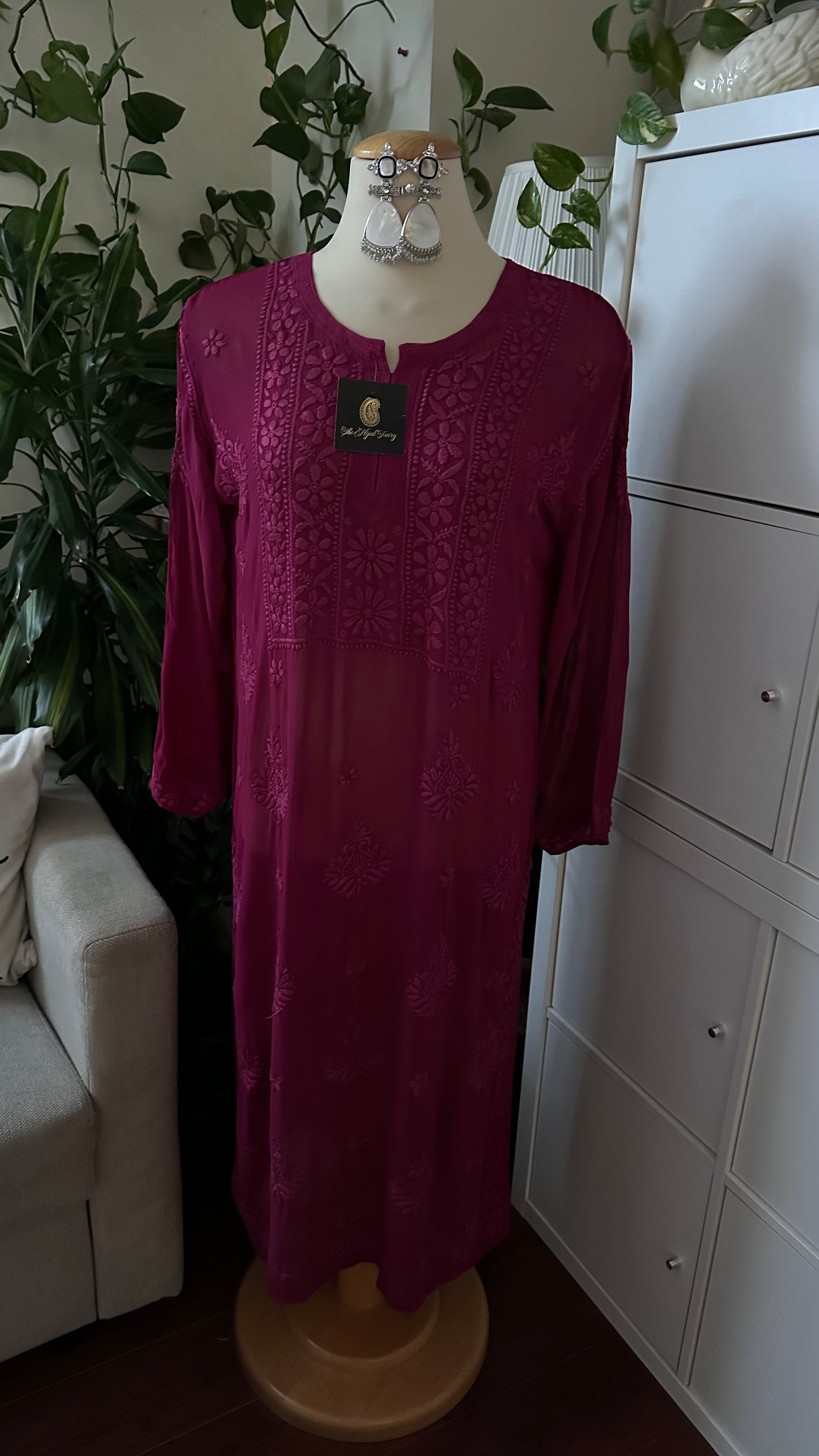 Amaranth - Premium Viscose Kurti