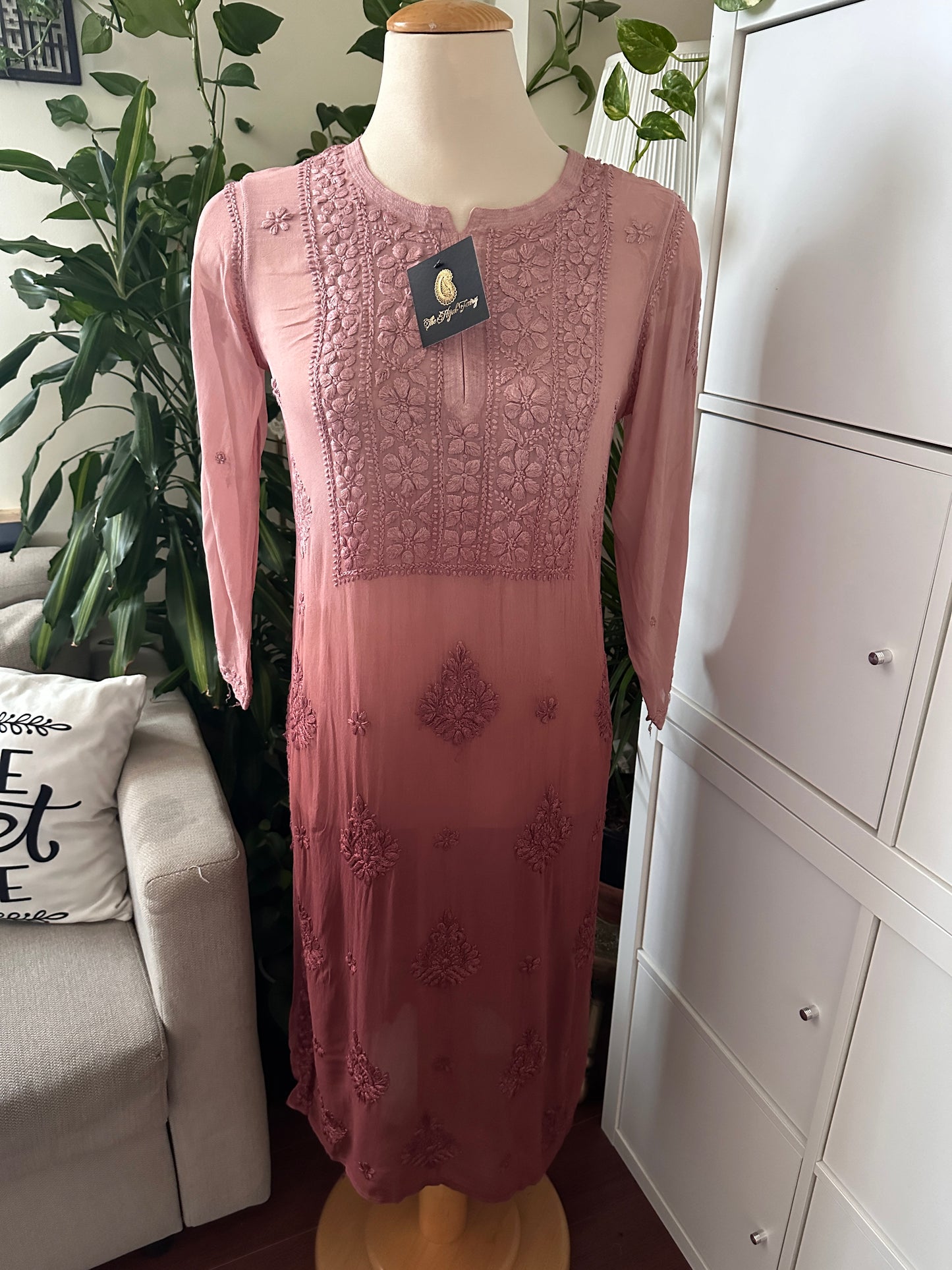 Mocha Ombré - Premium Viscose Kurti