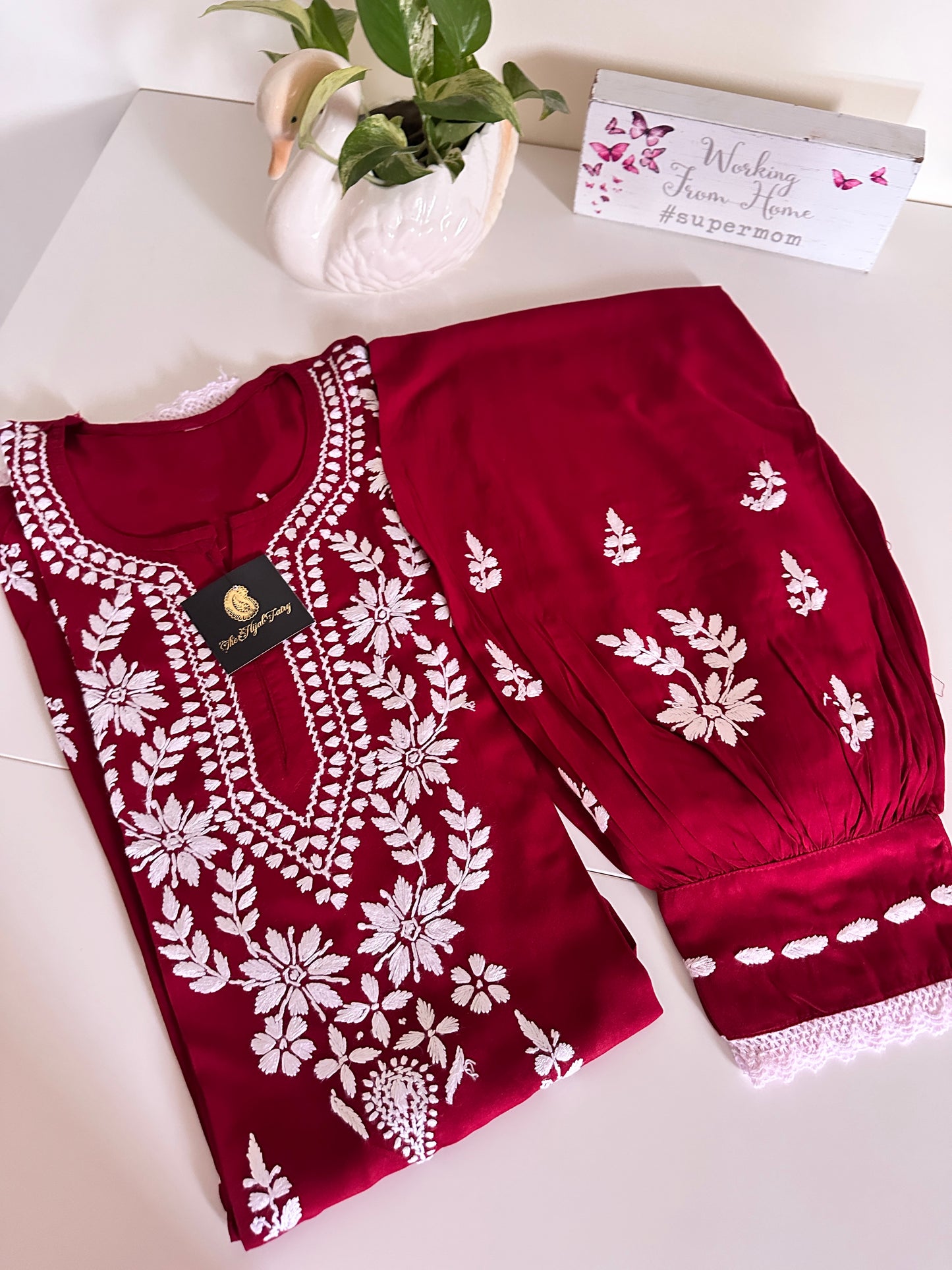 Maroon - Afghani Set