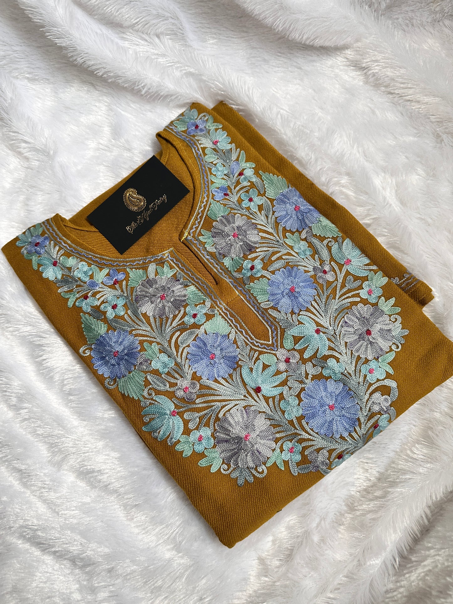 Pashmina Pheran - Mustard 5