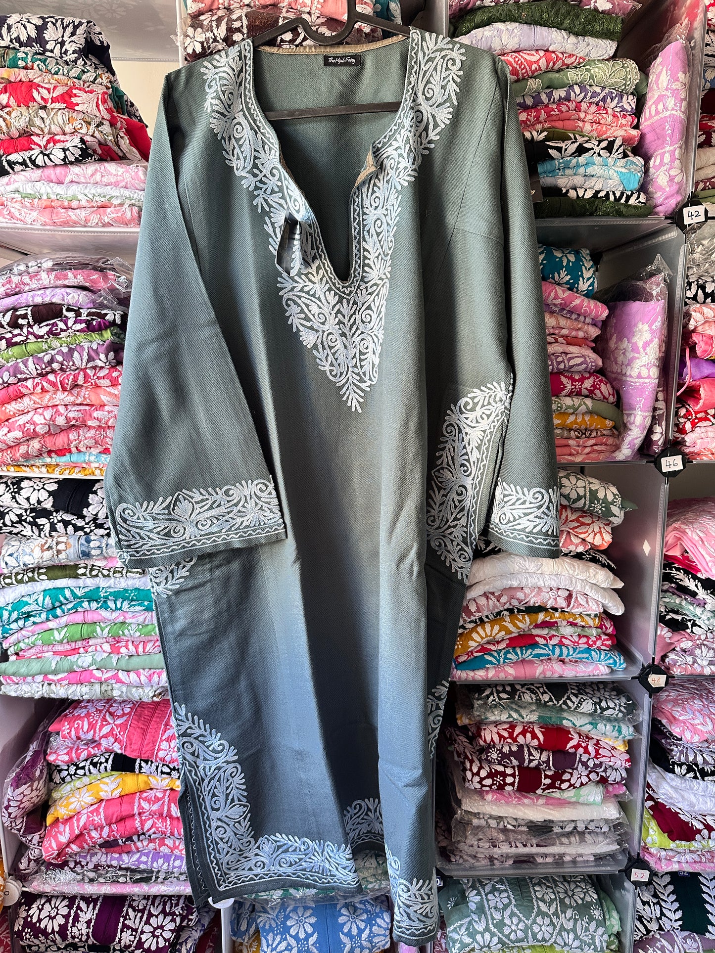 Pashmina Pheran - Grey 4