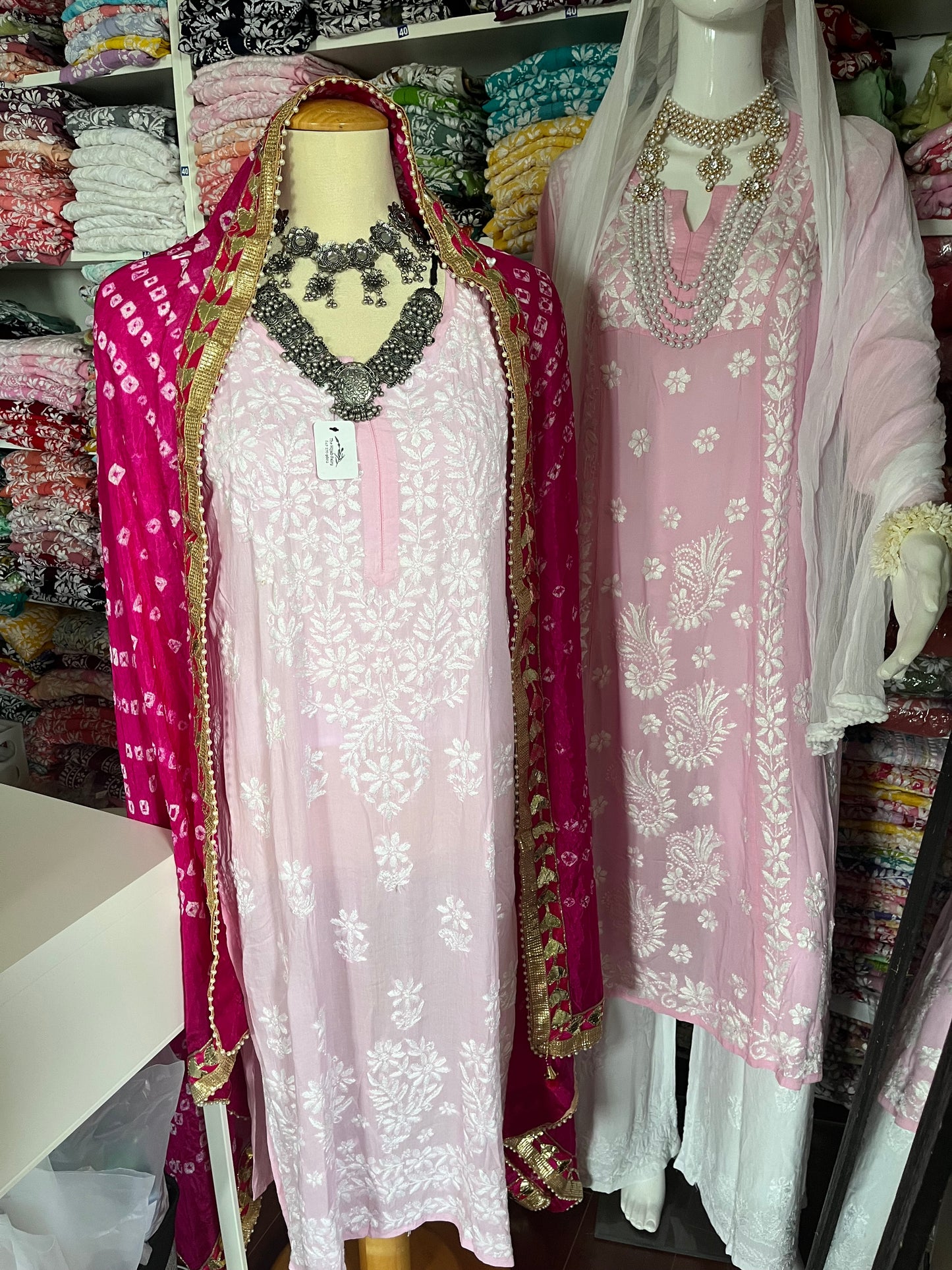 Pink - Modal Straight Kurta