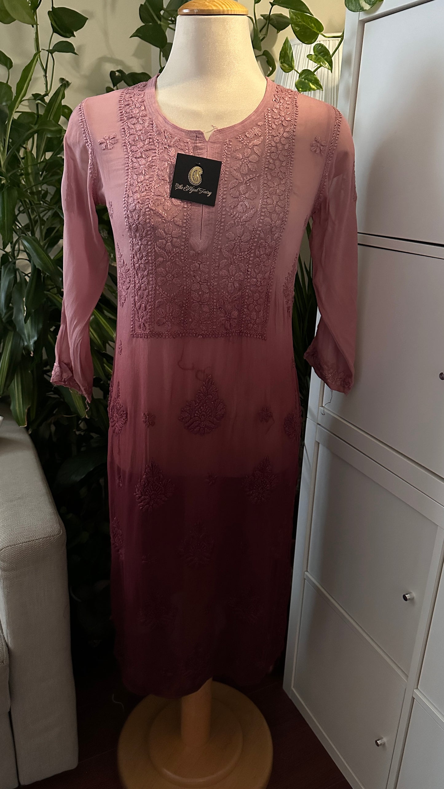 Mocha Ombré - Premium Viscose Kurti