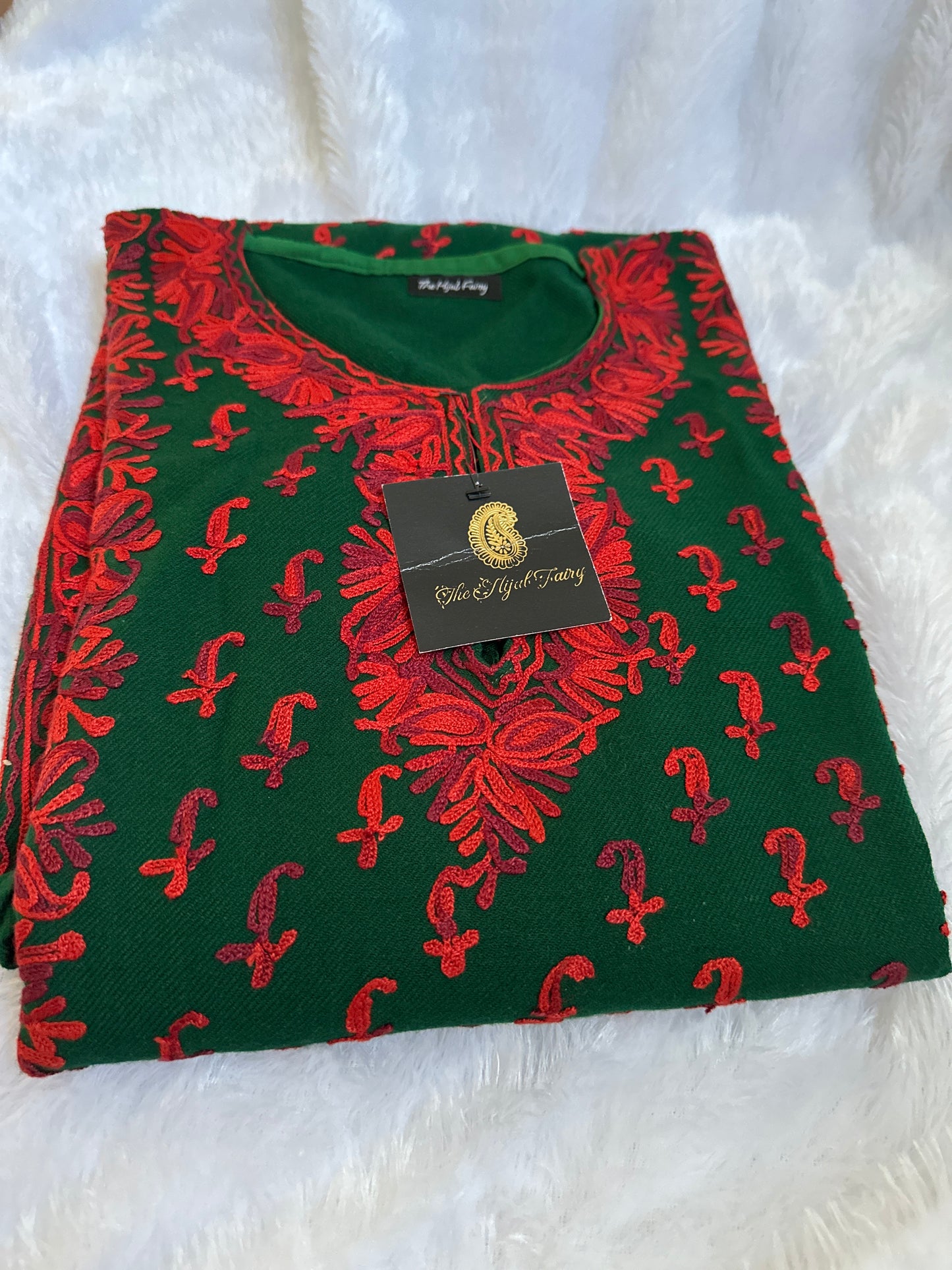 Pashmina Pheran - Green 4