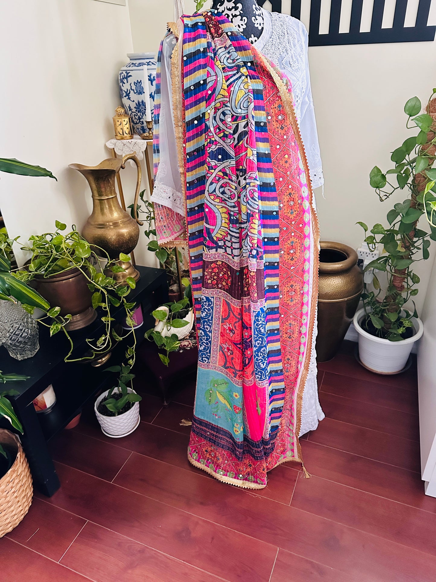 Chiffon Mirror Dupatta - 5