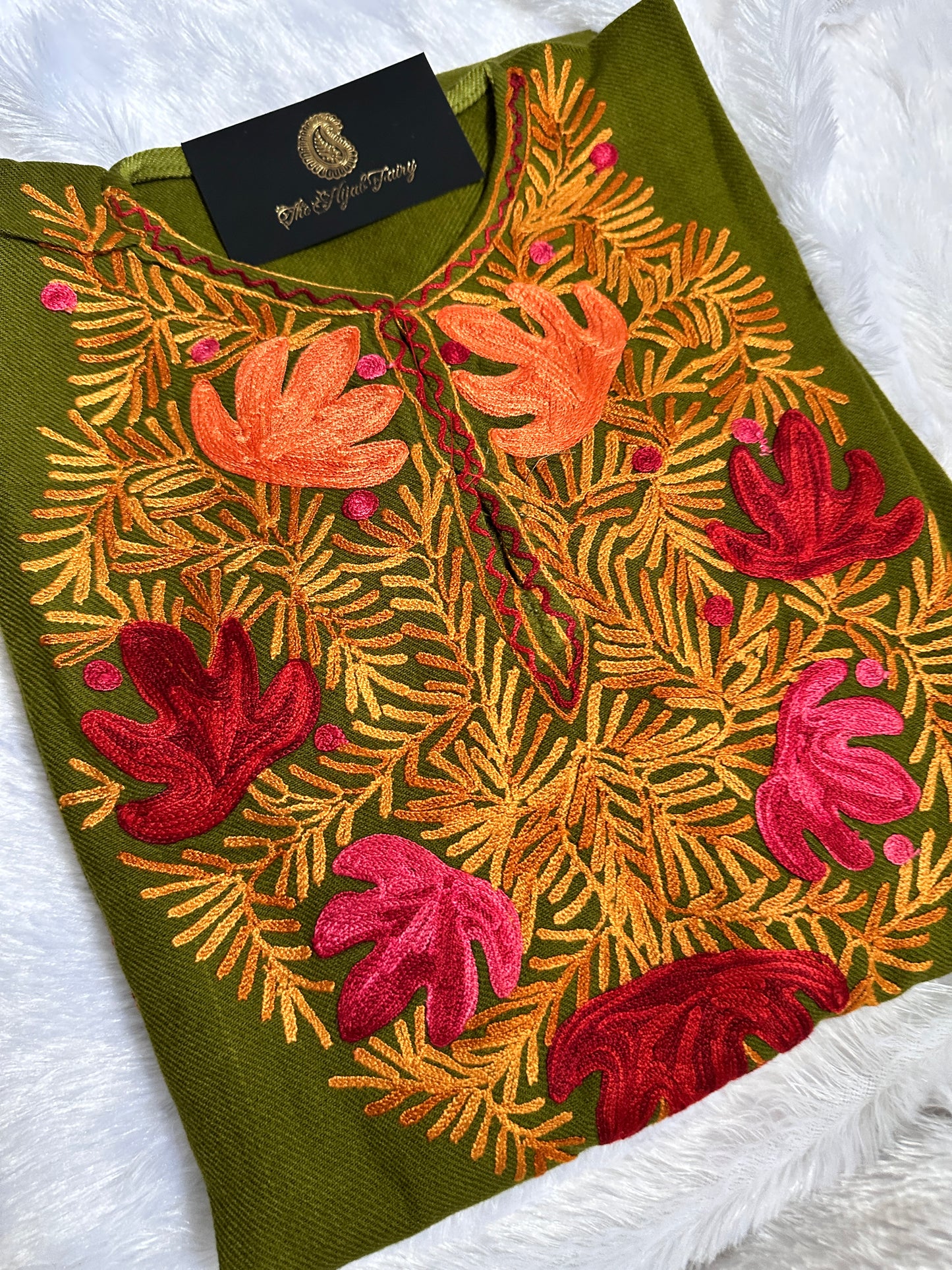 Pashmina Pheran - Green 7