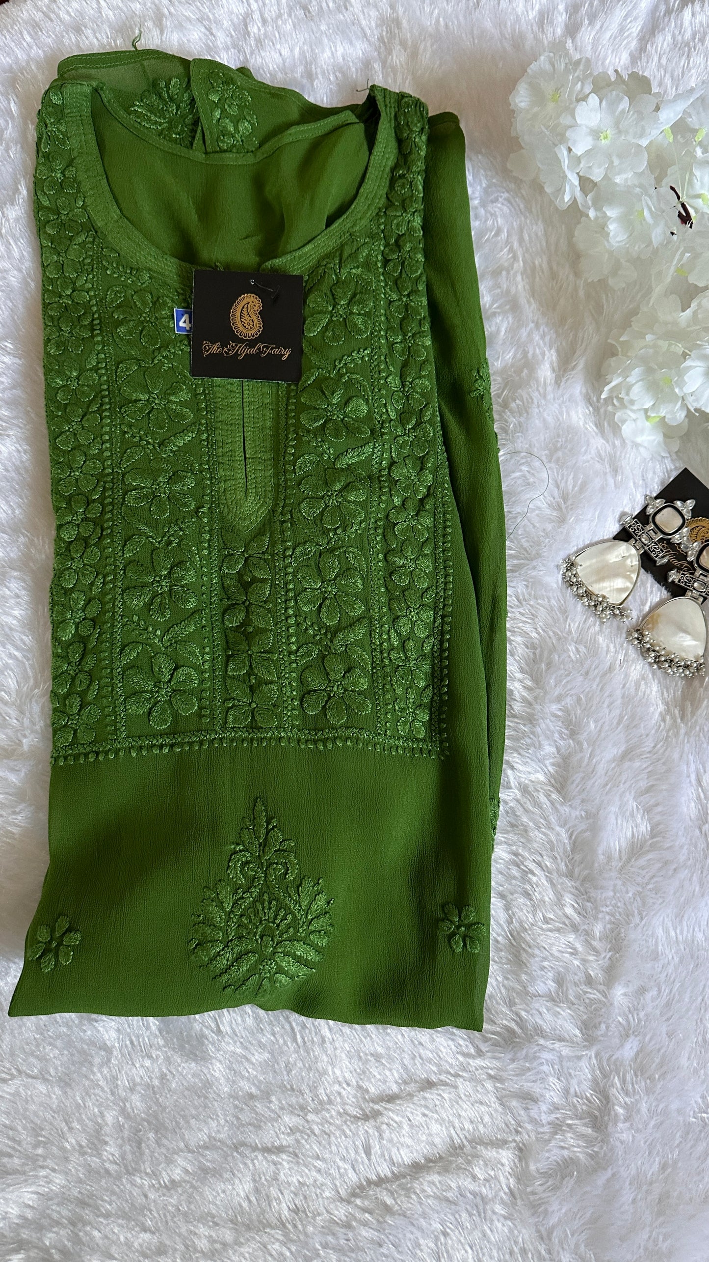 Green - Premium Viscose Kurti