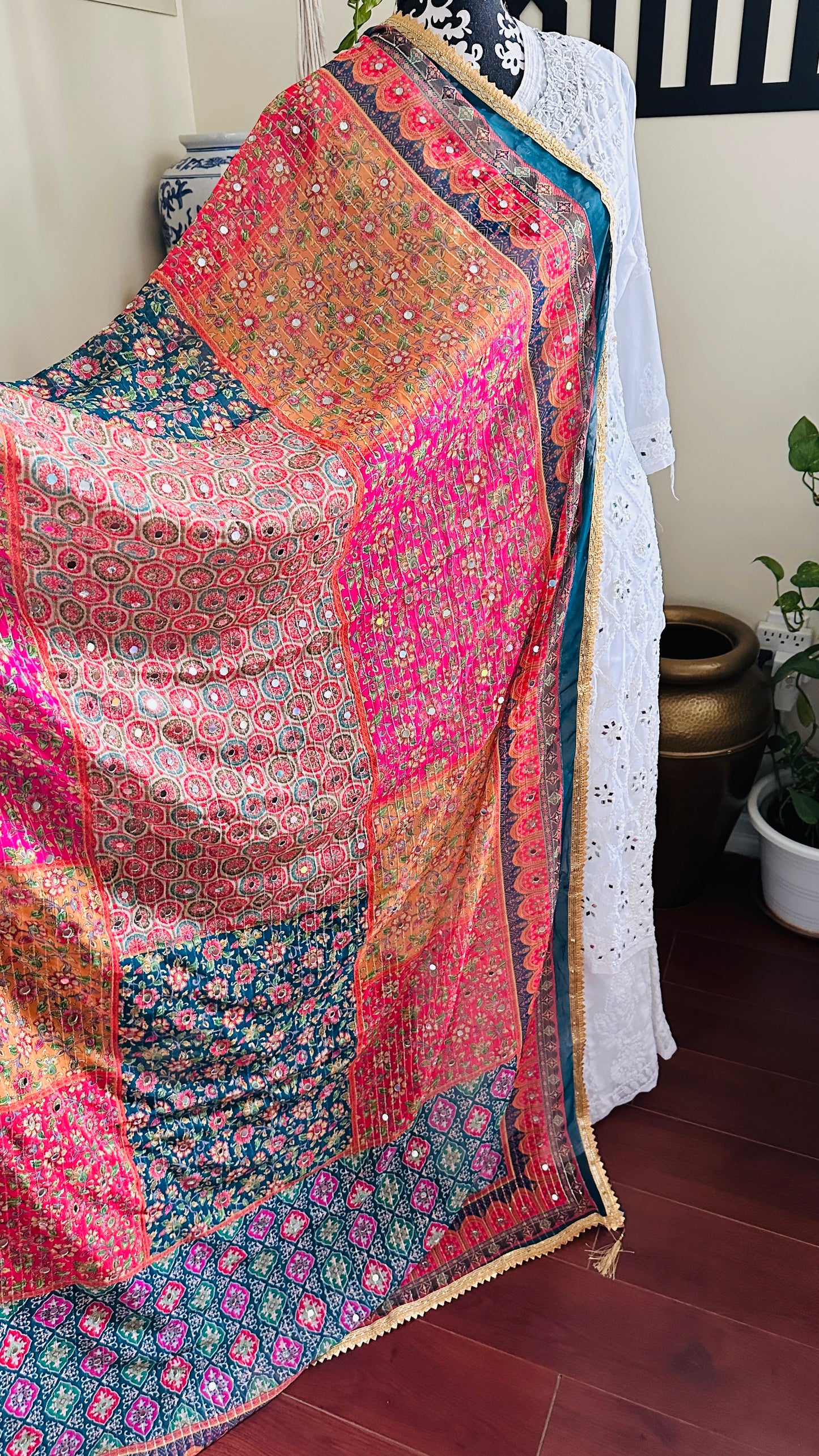 Chiffon Mirror Dupatta - 1