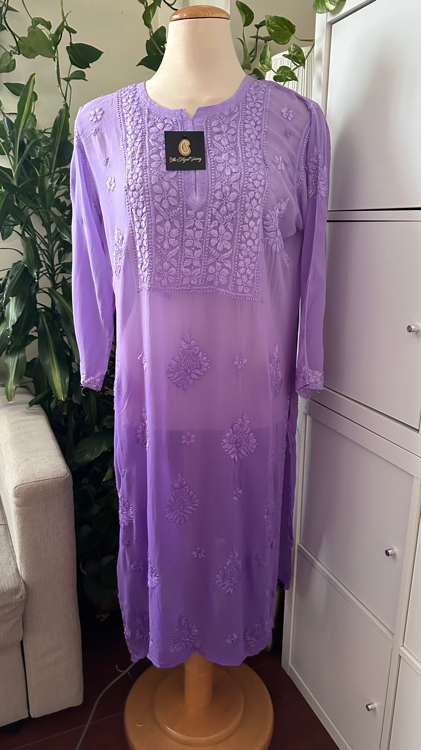 Lavender Ombré - Premium Viscose Kurti