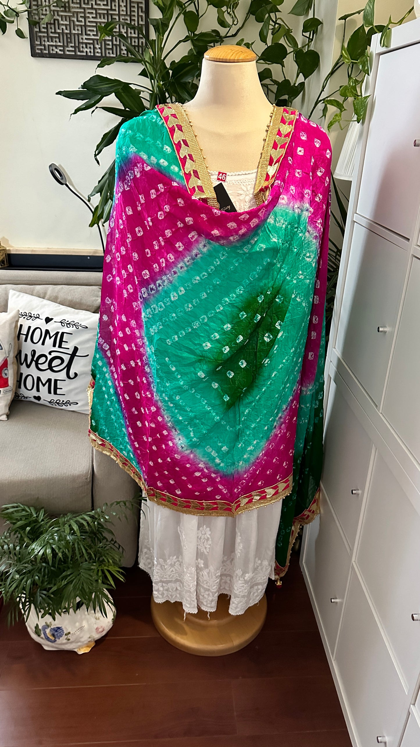 Bandhani Silk Multi Dupatta- 2