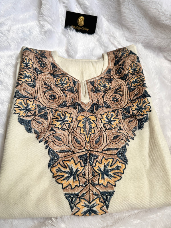 Pashmina Pheran - White 3