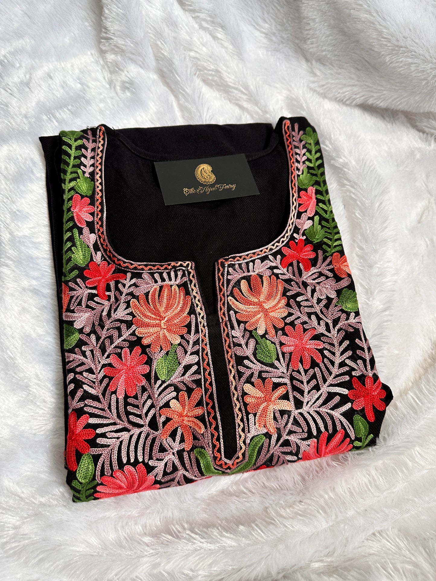 Pashmina Pheran - Black 6