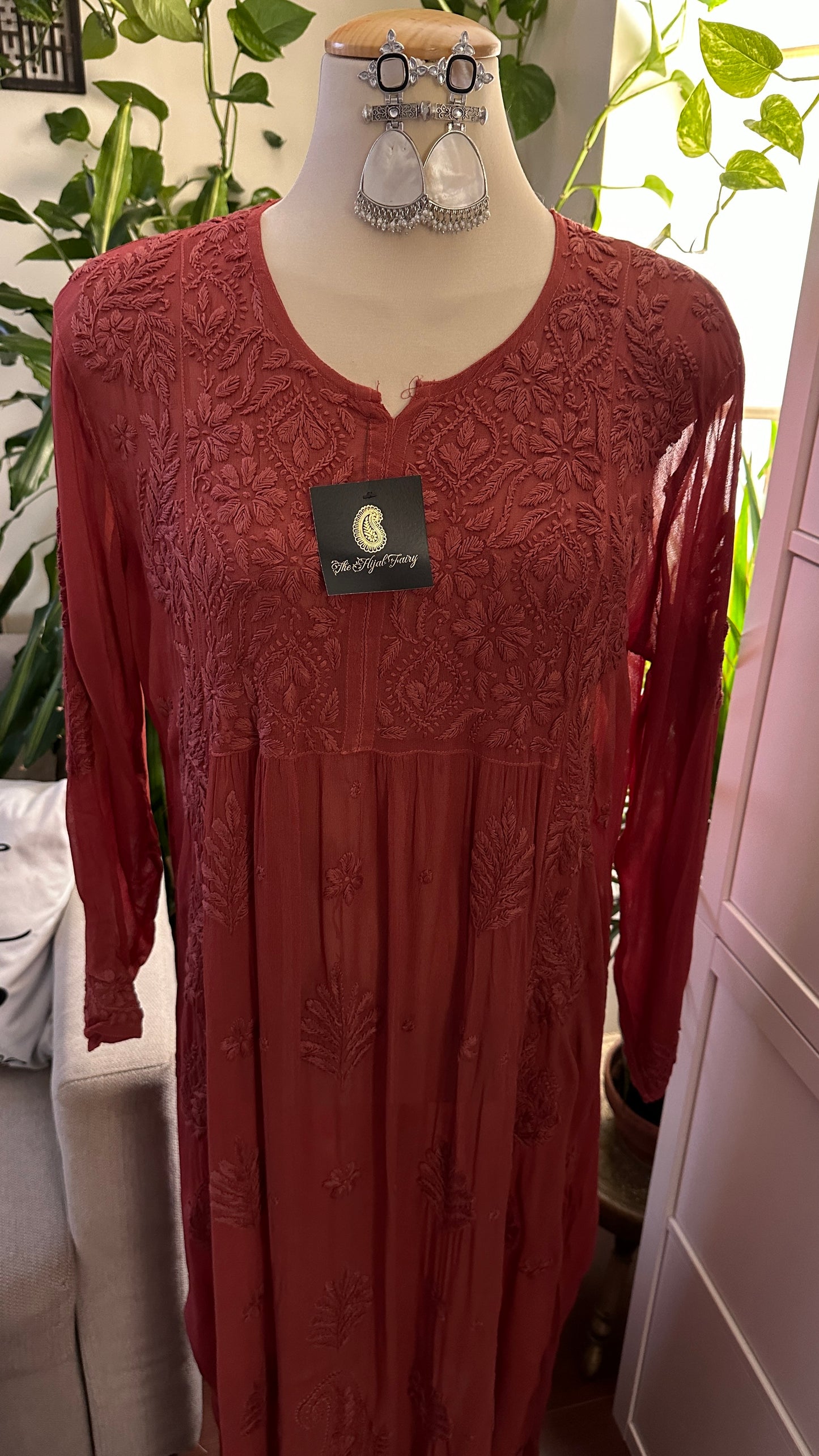 Cinnamon - Premium Viscose Nyra Cut Kurti