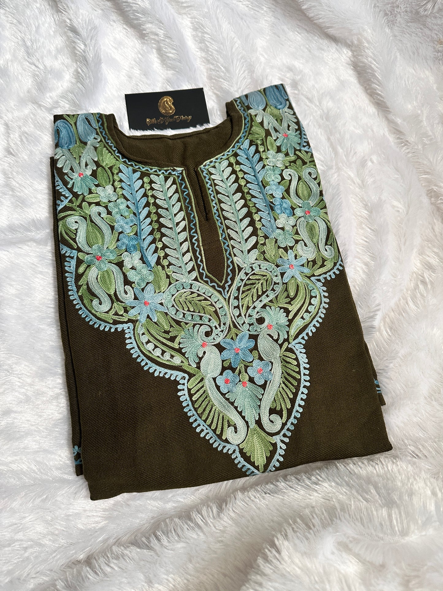 Pashmina Pheran - Green 9