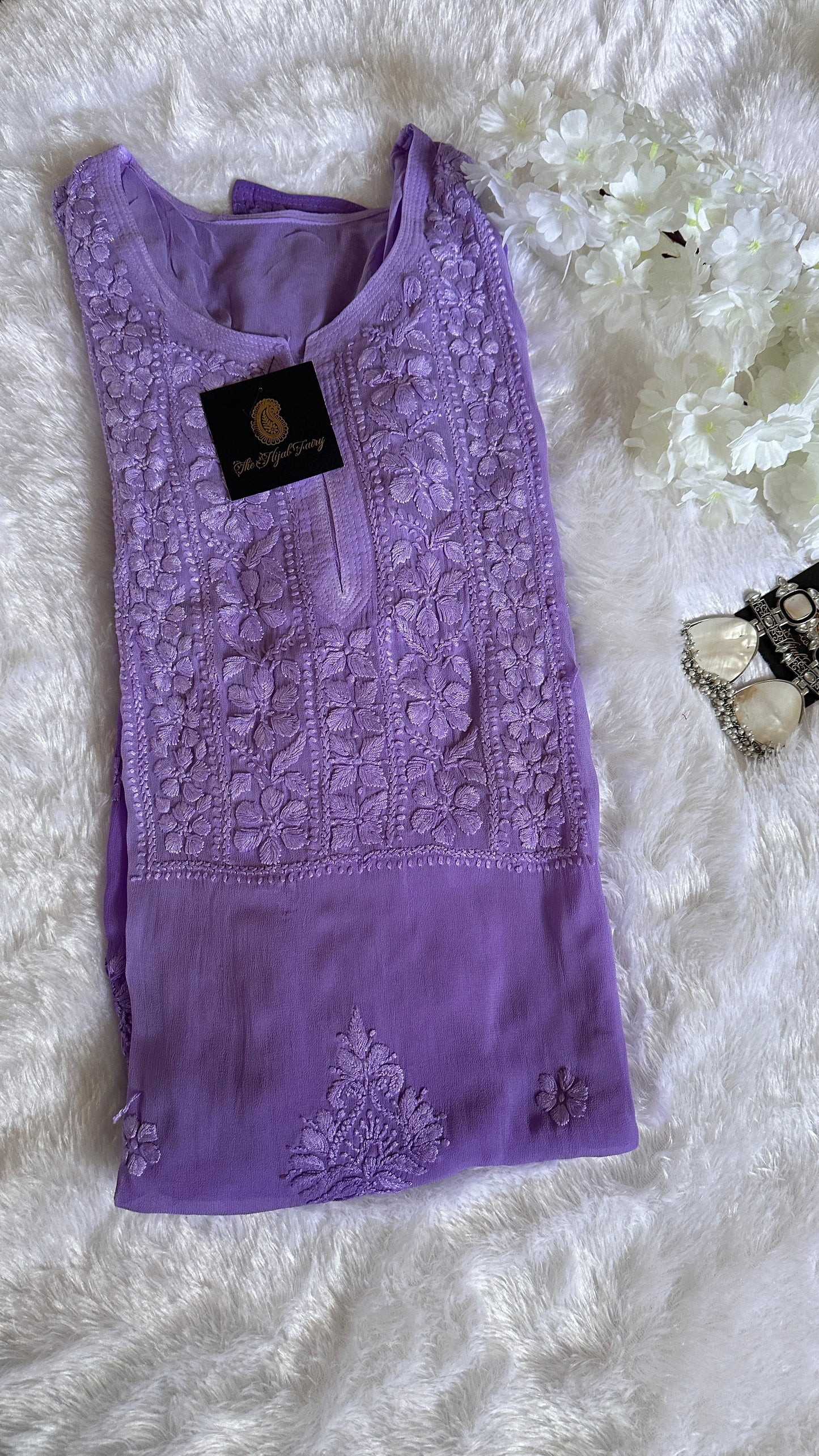 Lavender Ombré - Premium Viscose Kurti